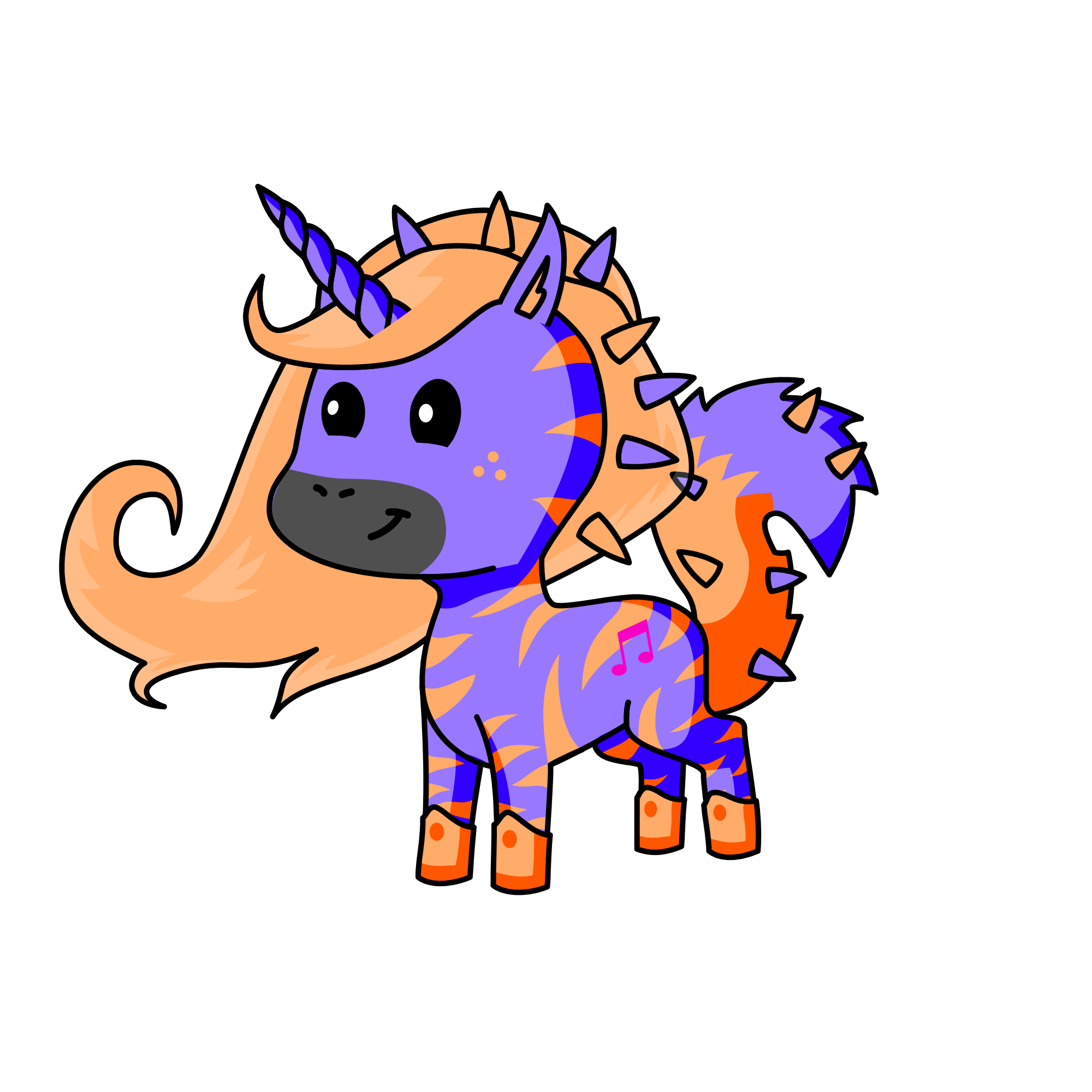 Kim, the unicorn