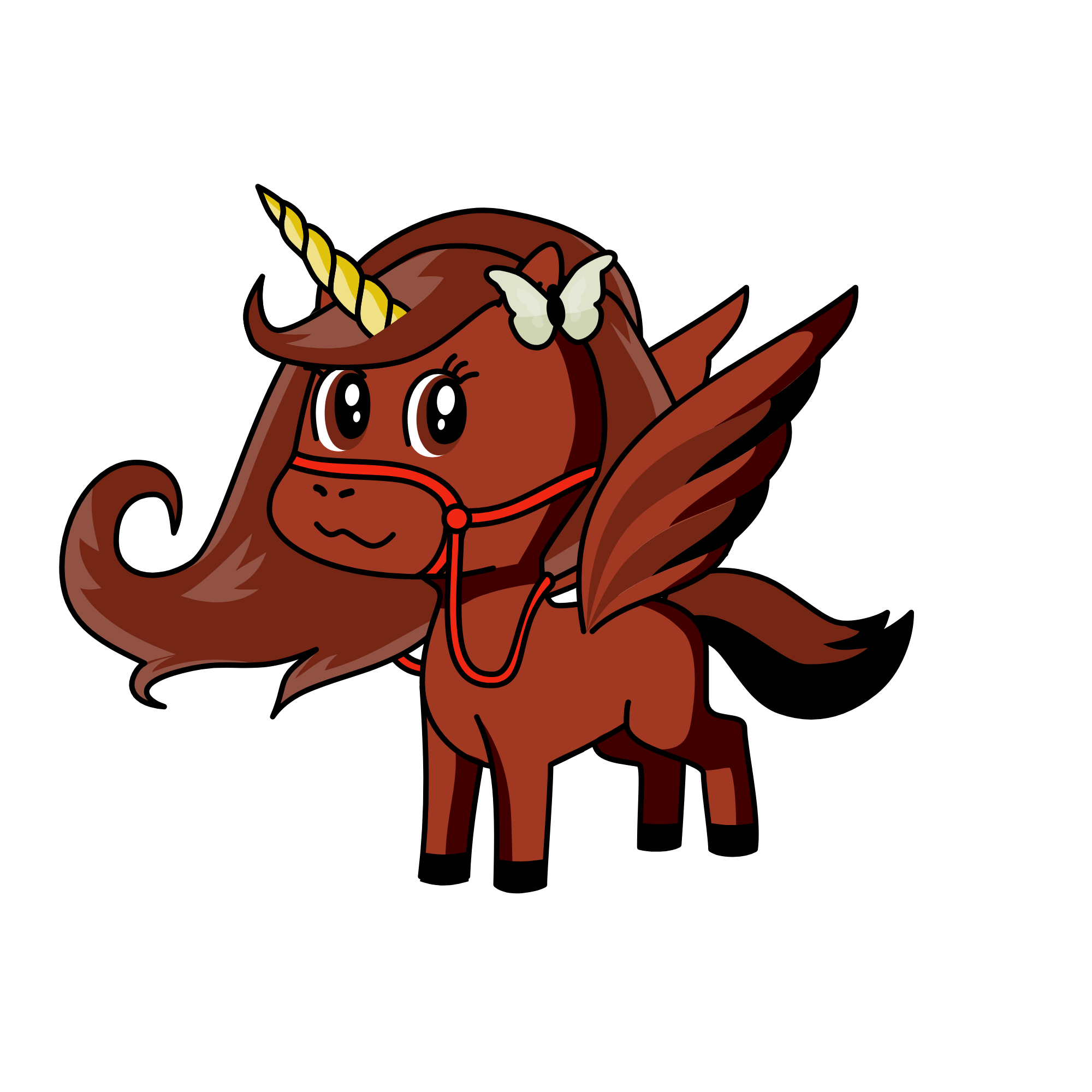 Reindeer, the unicorn
