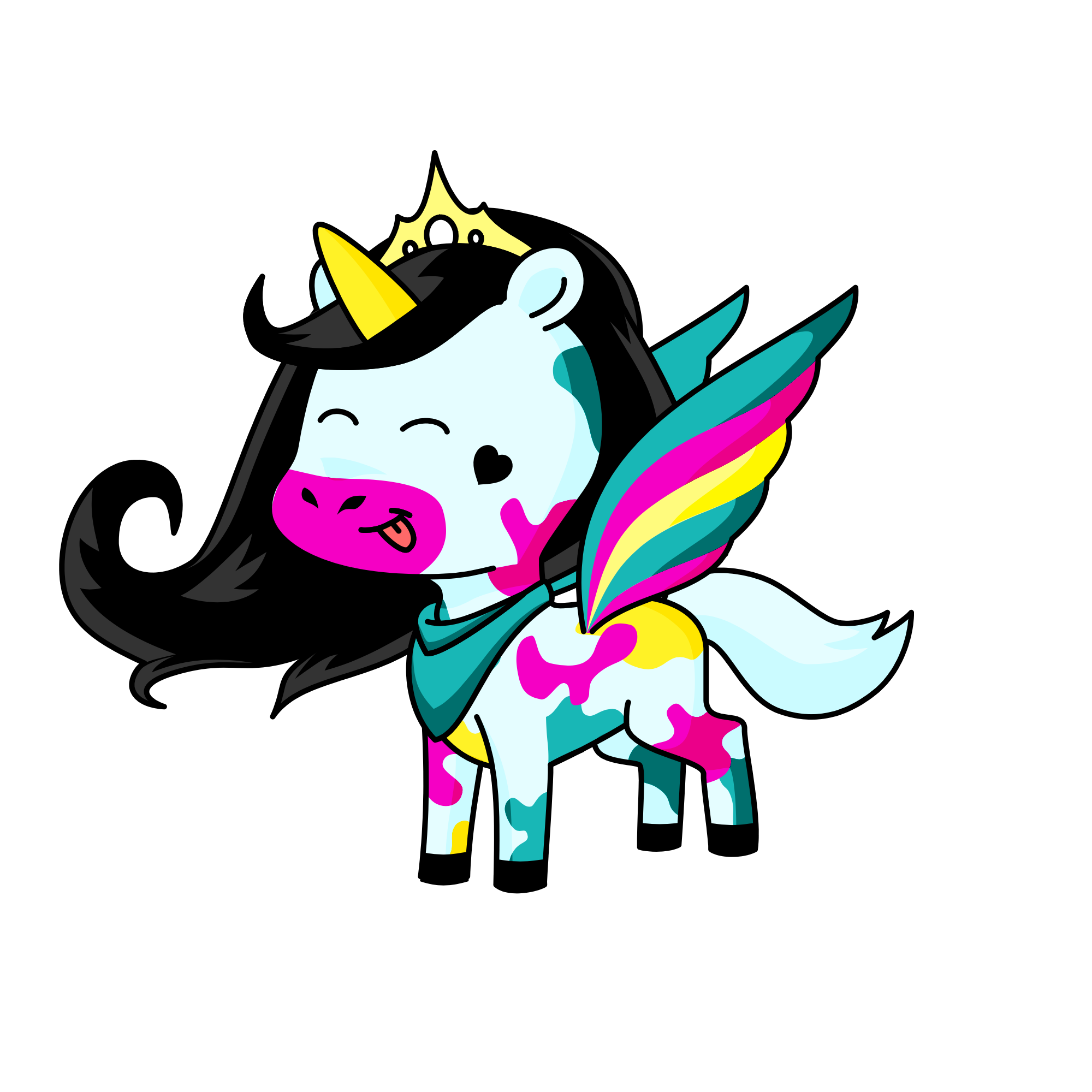 Pastel goth, the unicorn