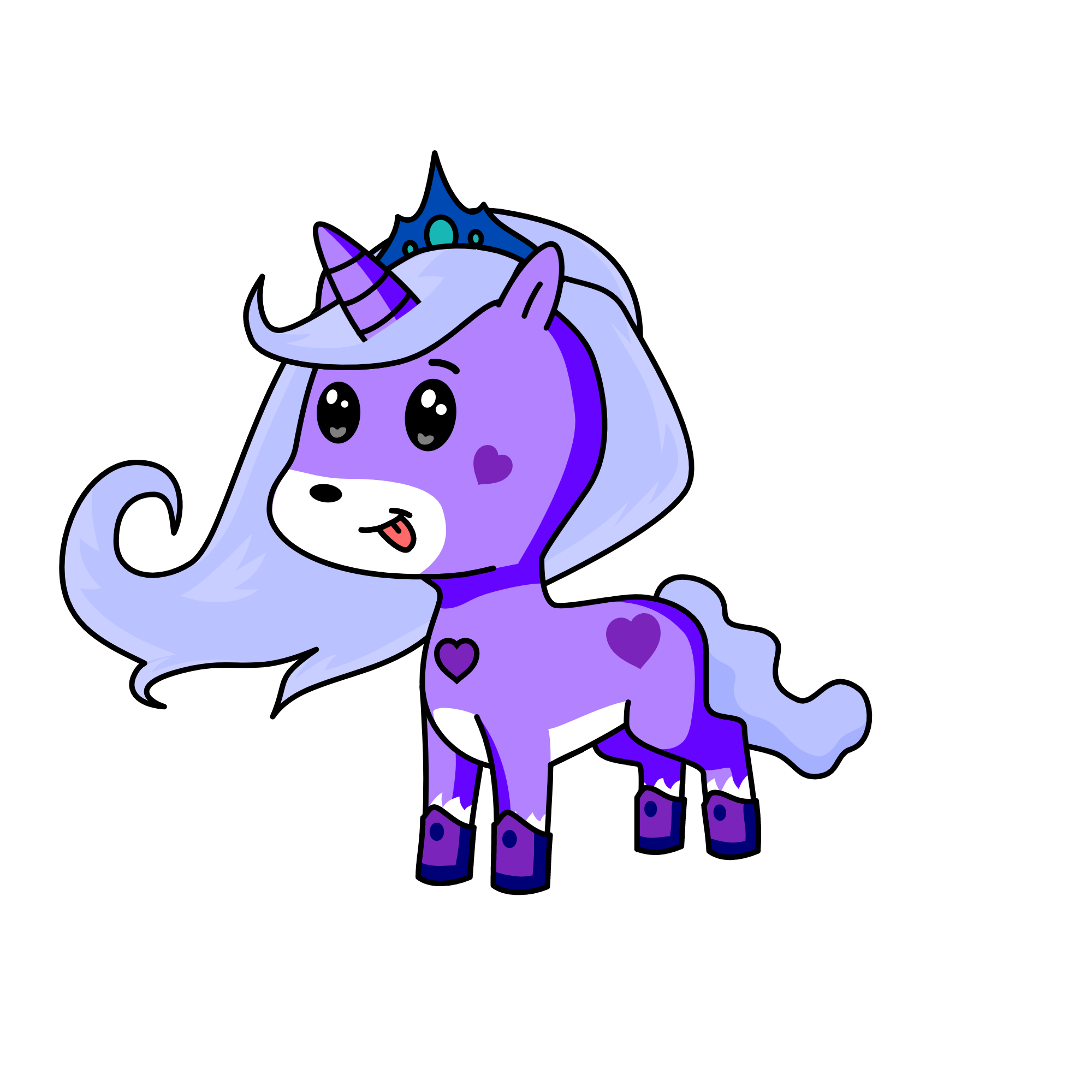 purplecorn, the unicorn