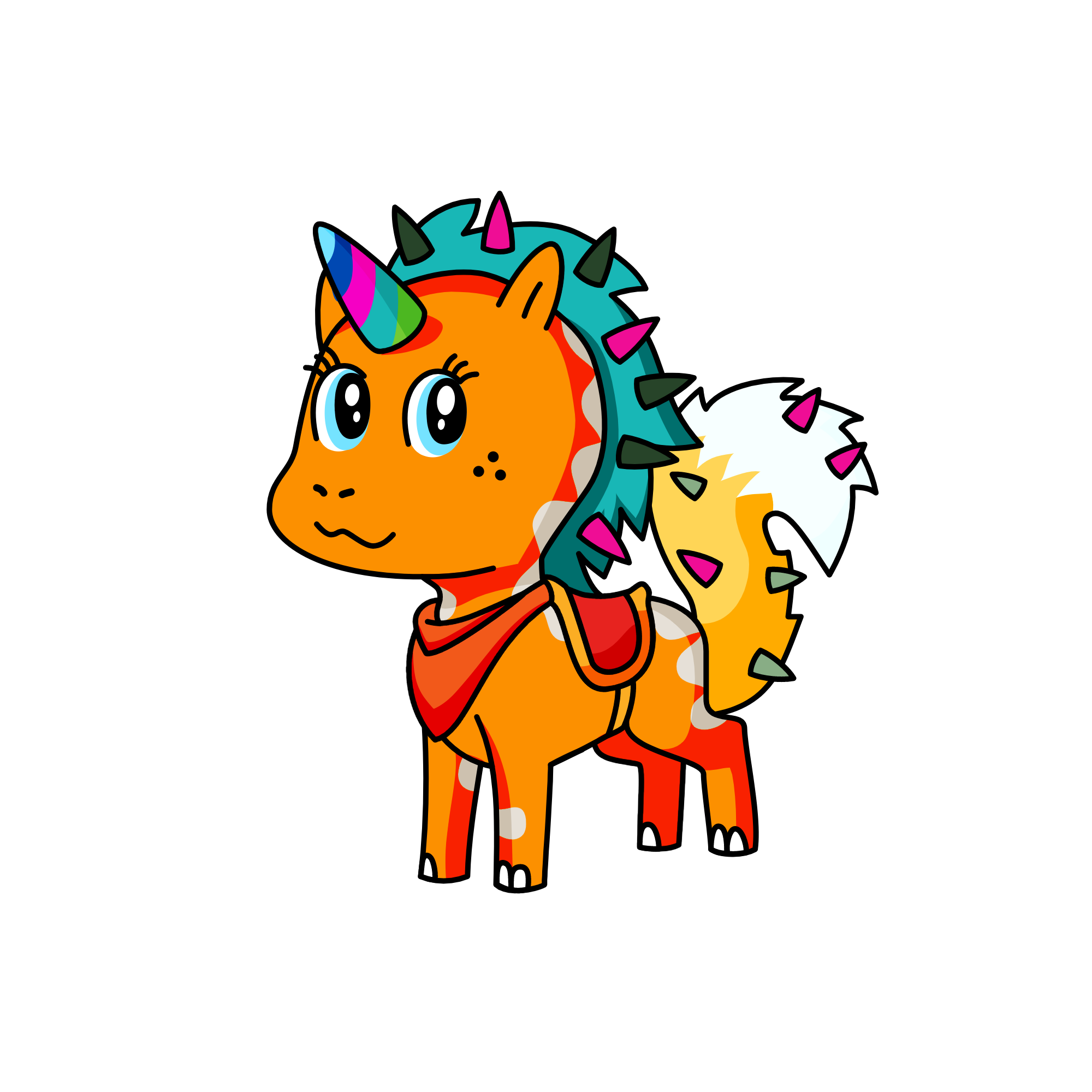 cleffa, the unicorn