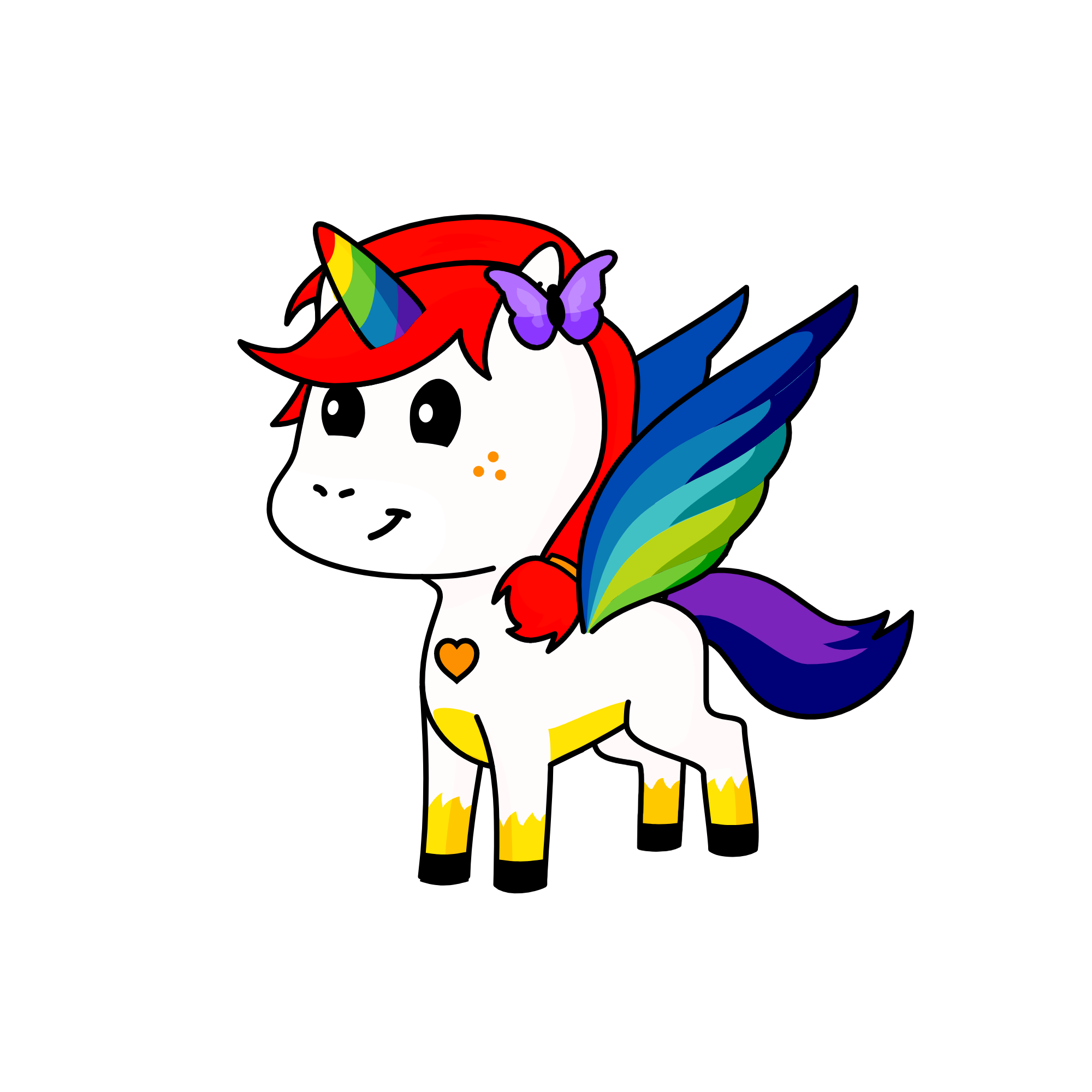 Birthdaycorn, the unicorn