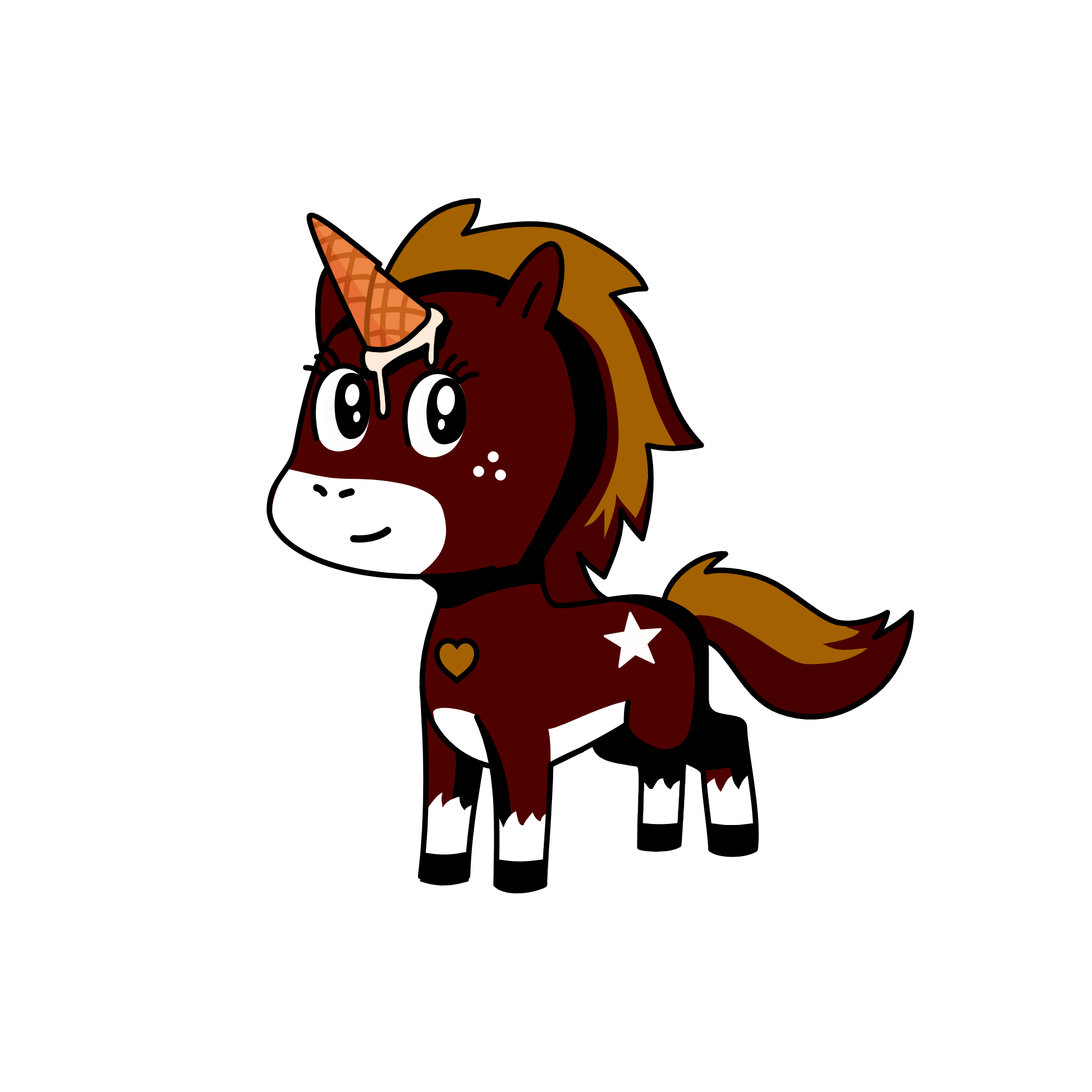 Rockyroadacorn, the unicorn