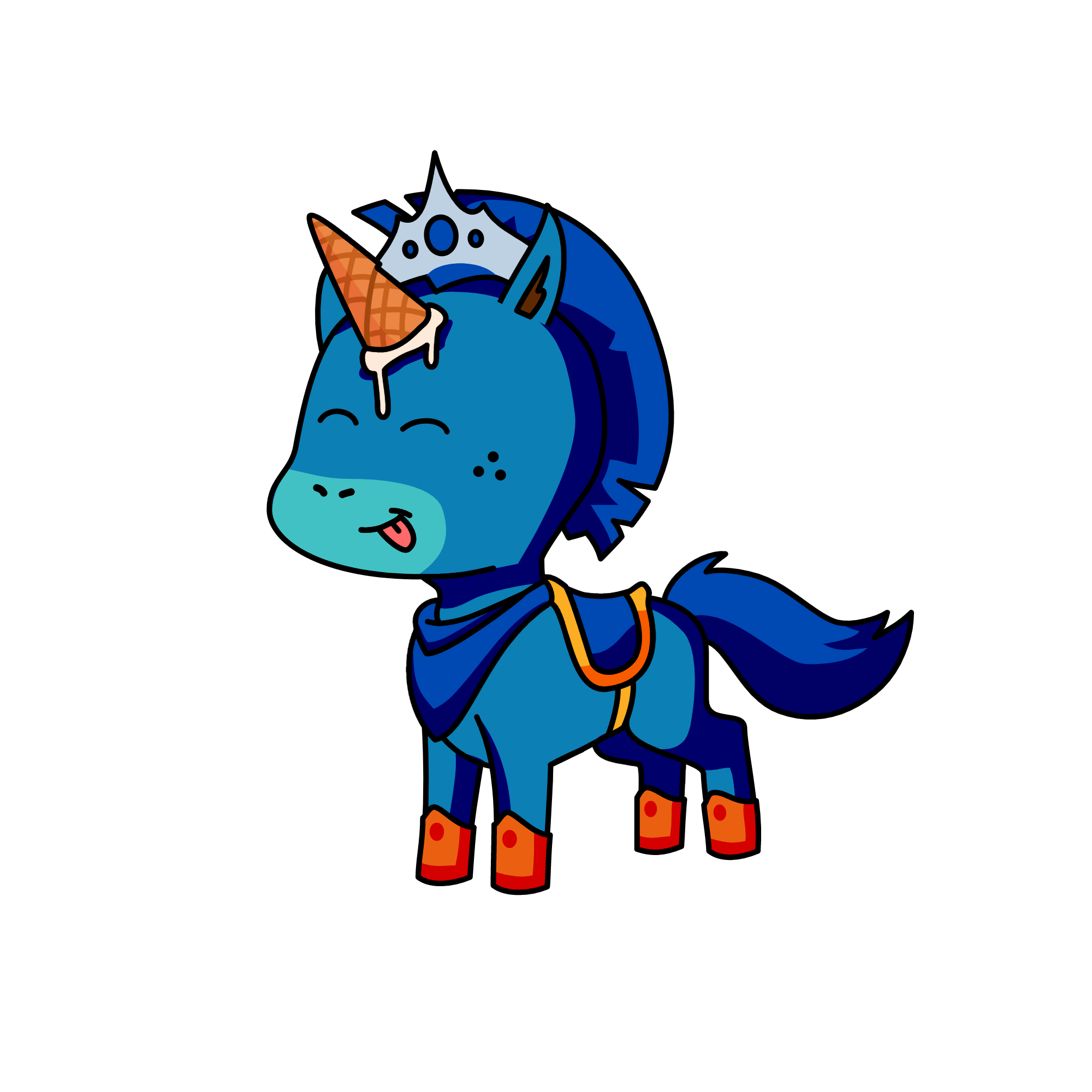 King Mint, the unicorn