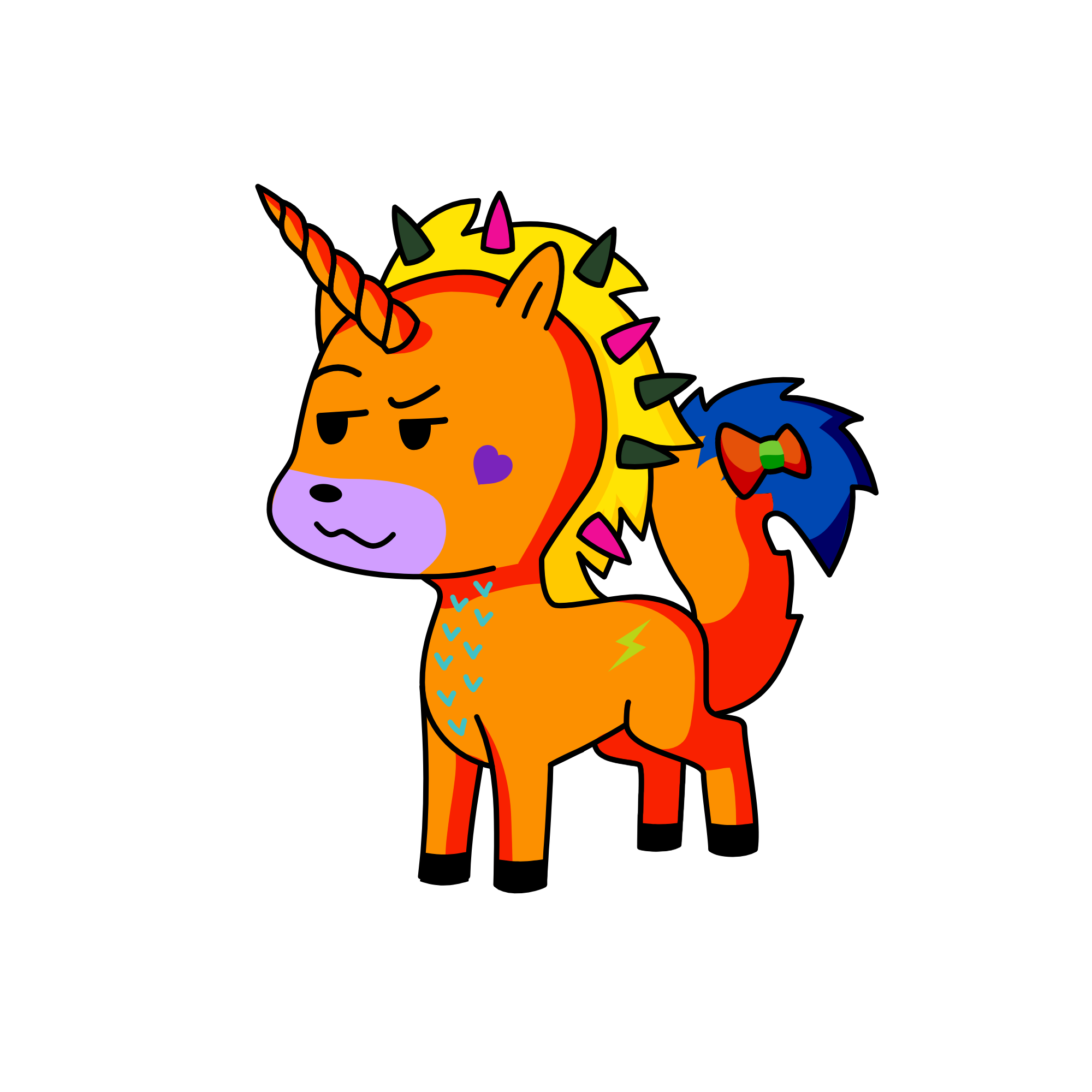 Mr Crazy, the unicorn