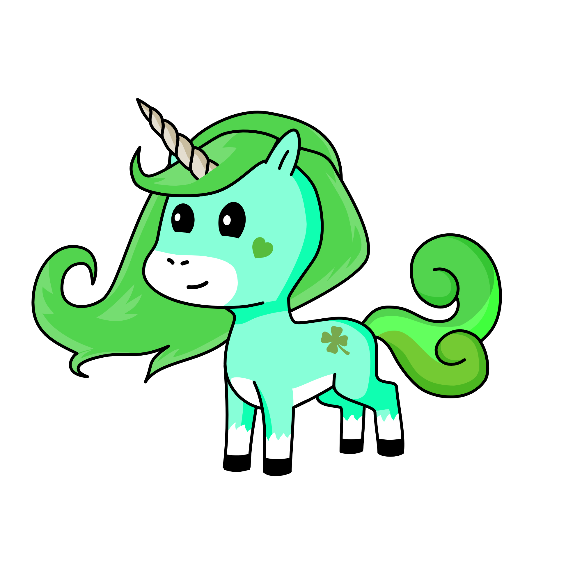 Queen of the Forest, the unicorn