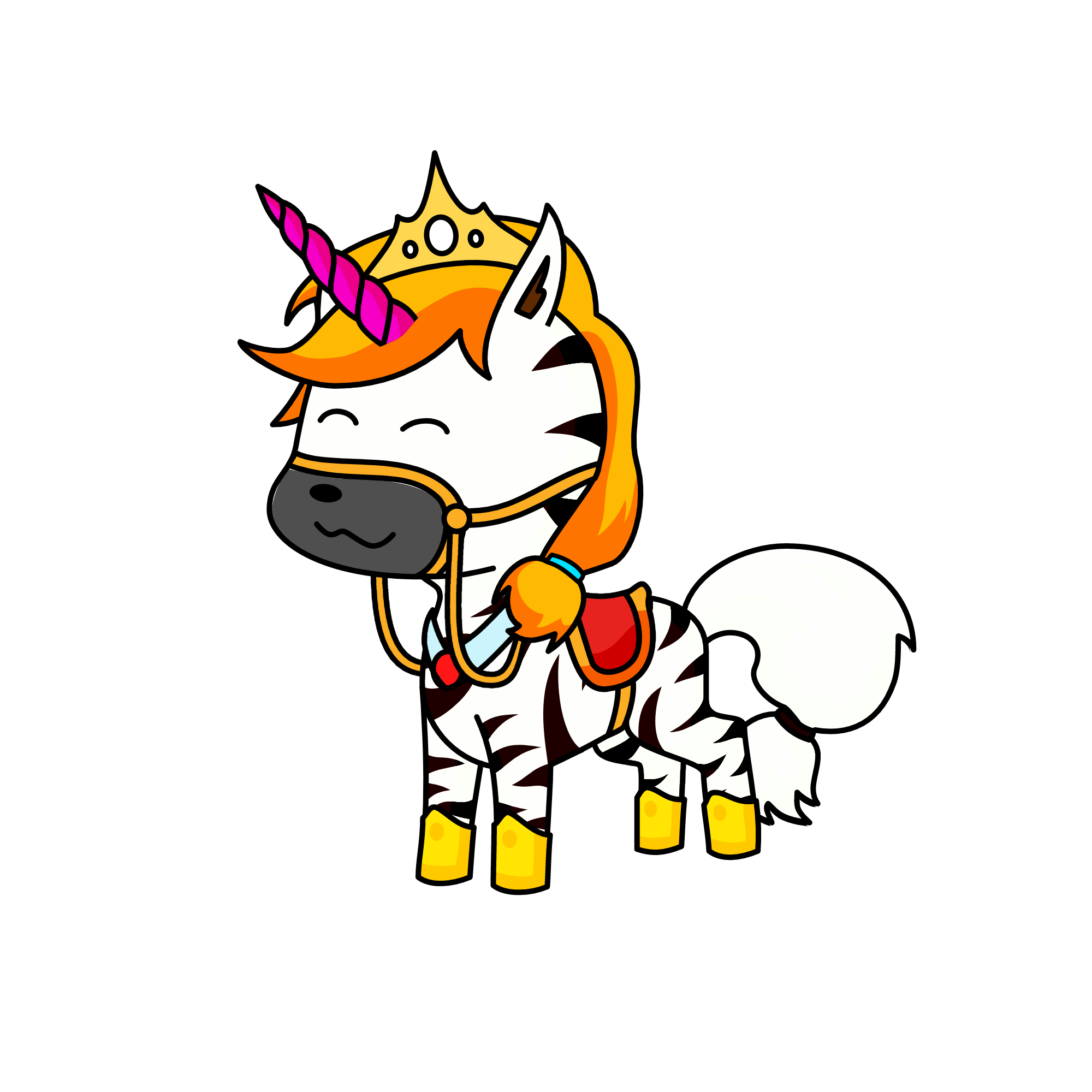 Zabreena, the unicorn