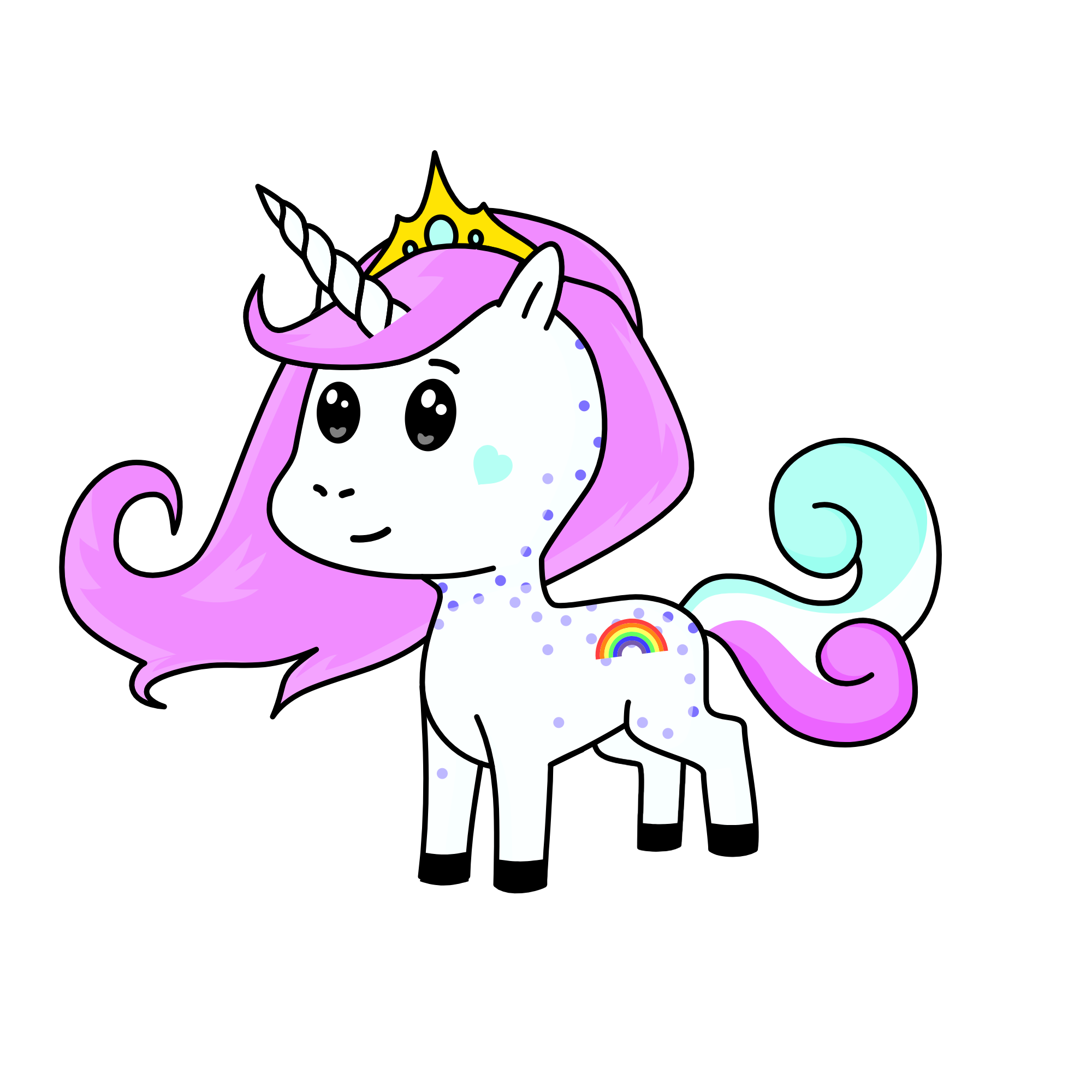 Minty, the unicorn