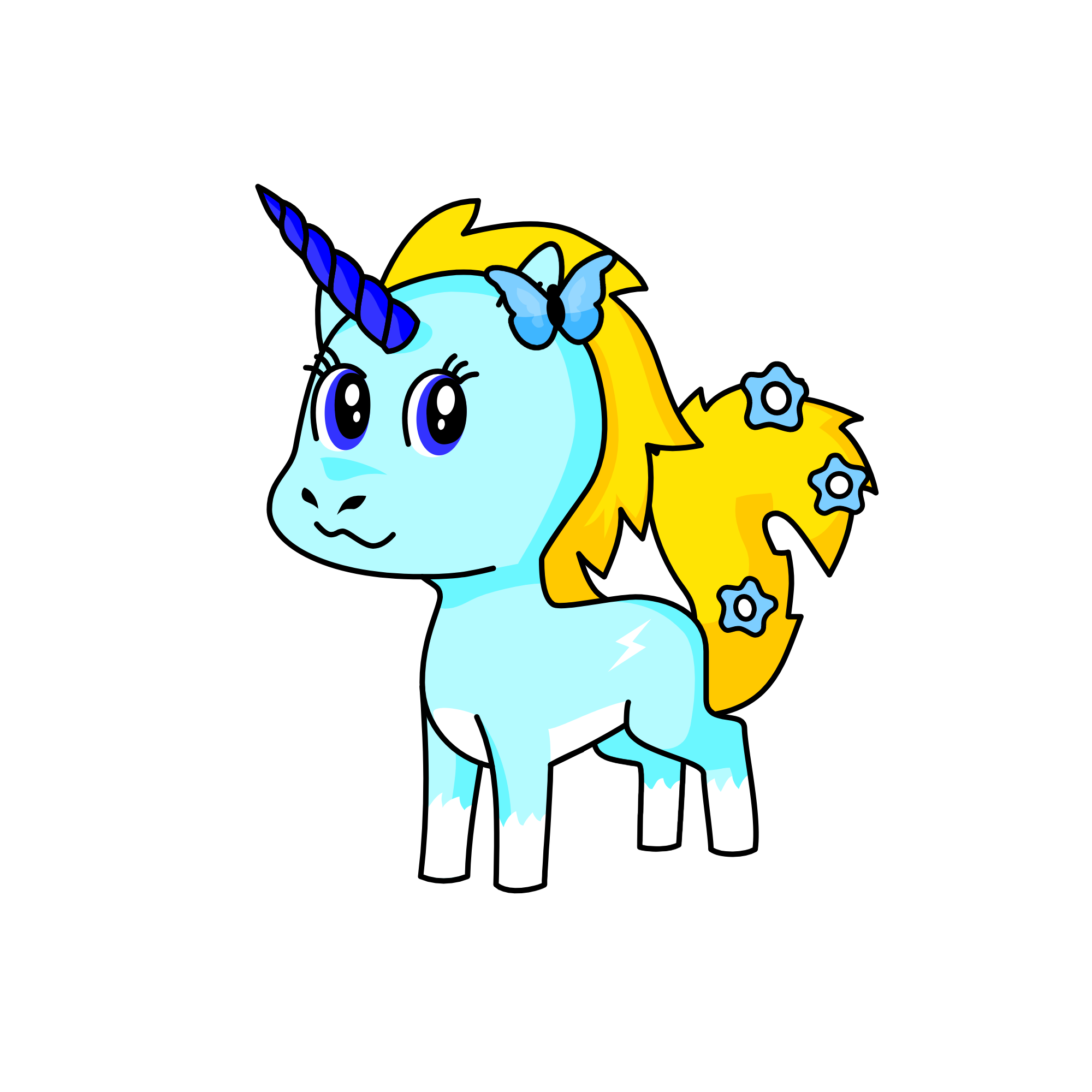 Sibilla, the unicorn