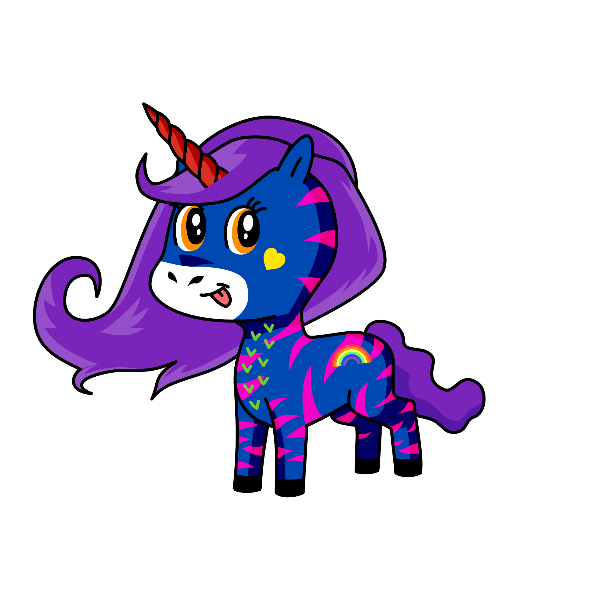 Sky, the unicorn