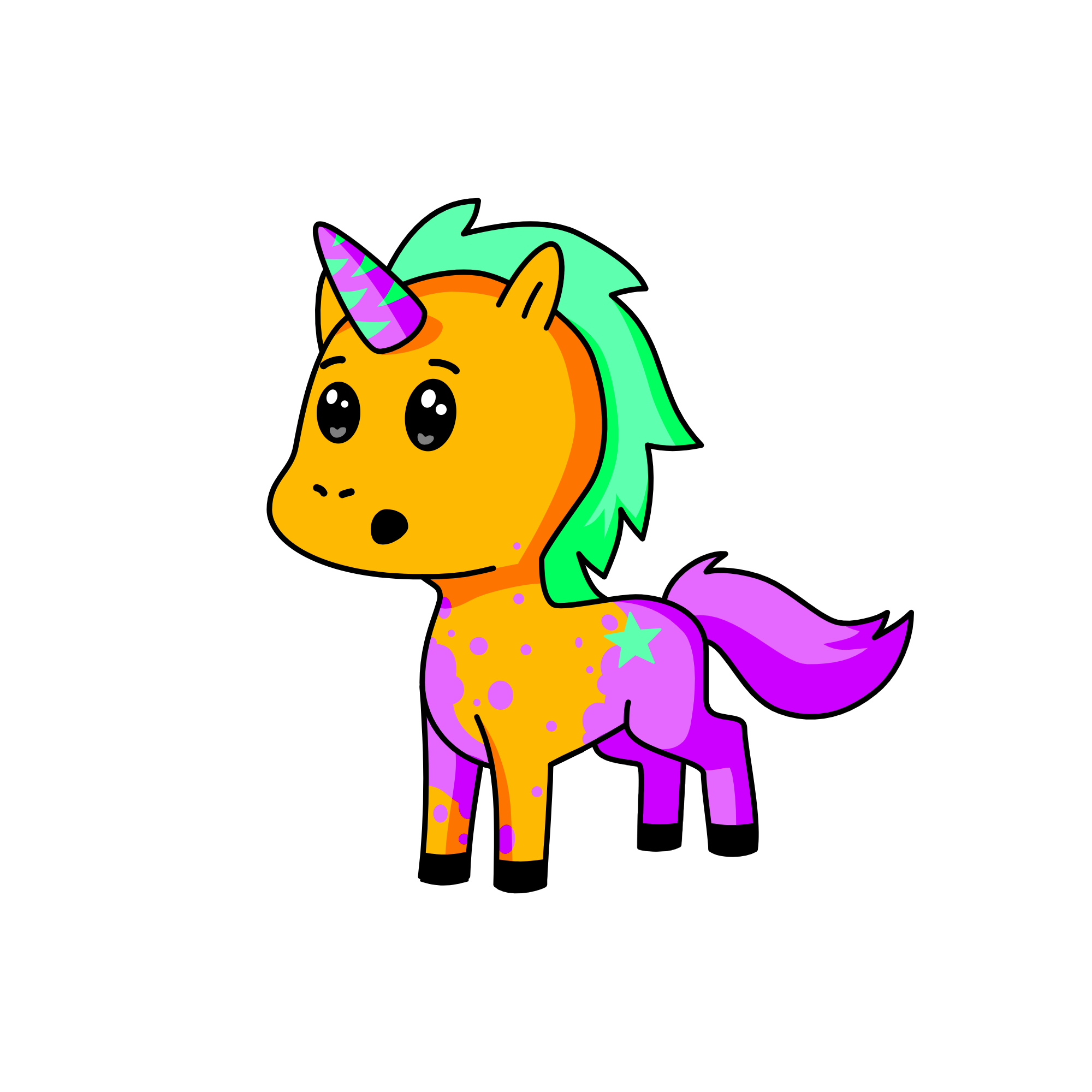 Rolly, the unicorn