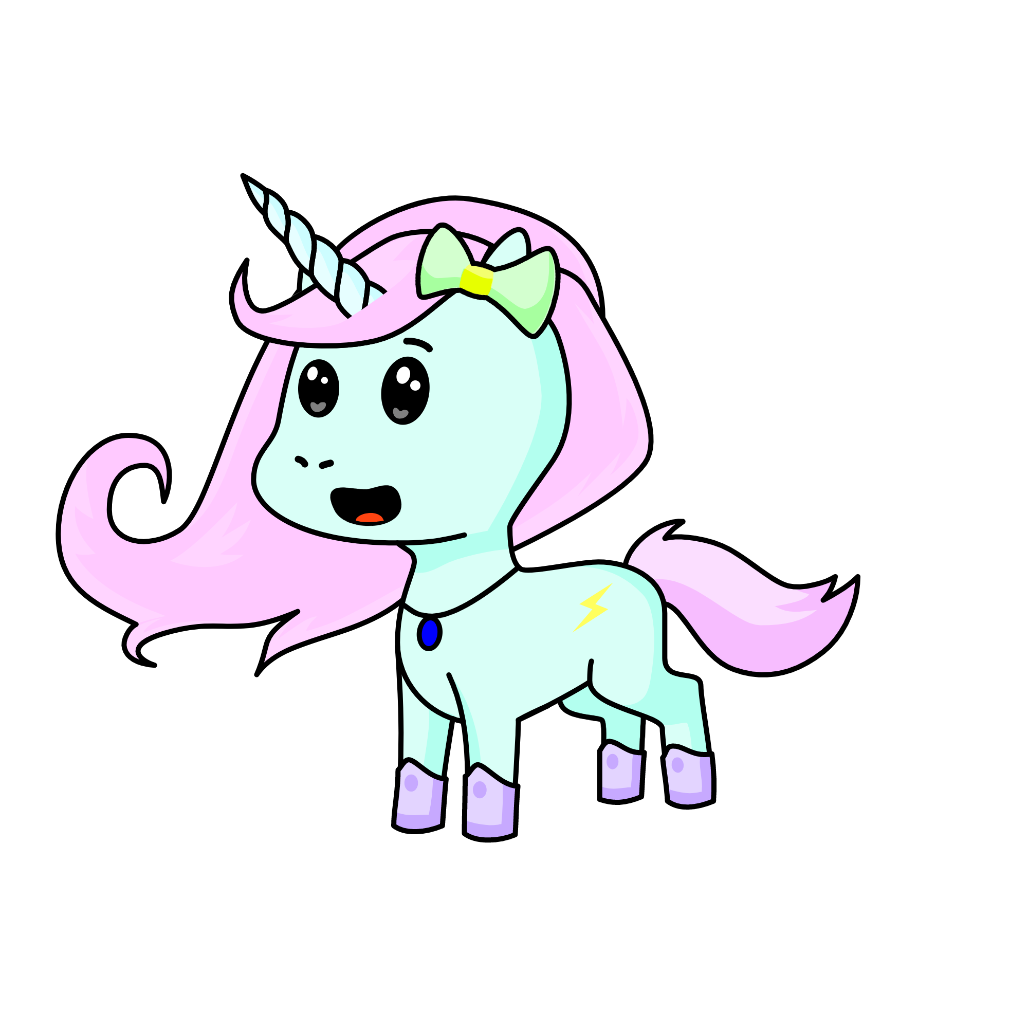 Evelyn, the unicorn