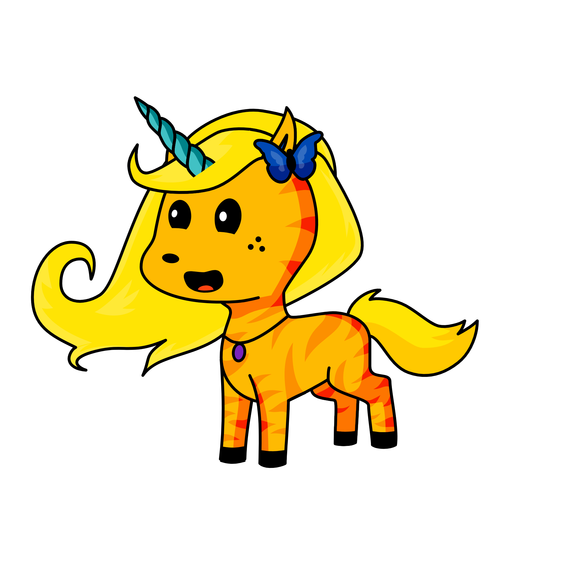 striscia, the unicorn