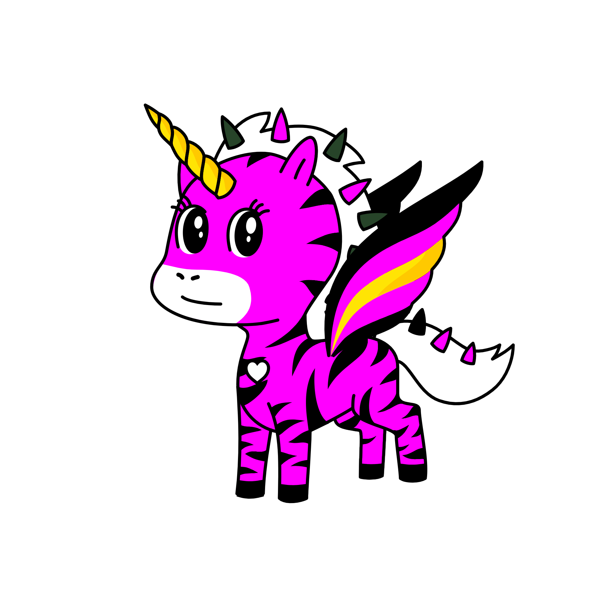 Pandora, the unicorn