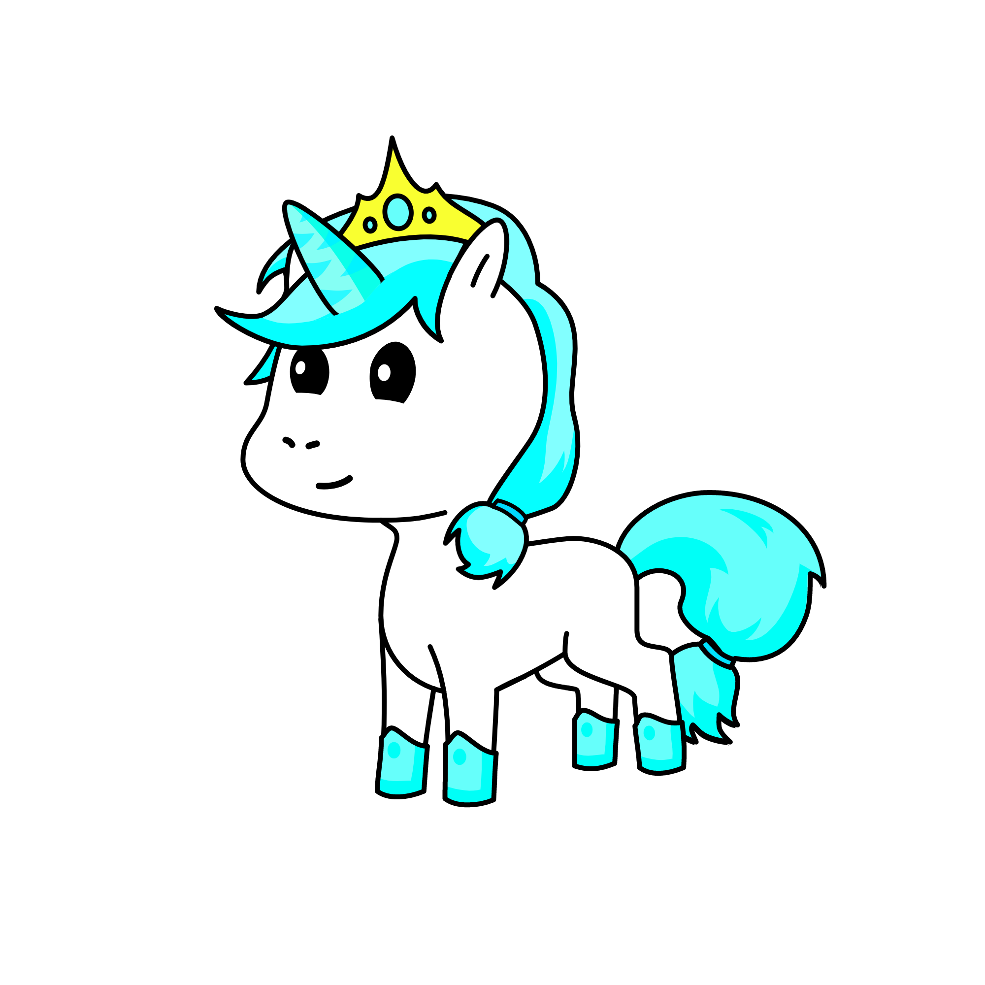 Reina agua, the unicorn