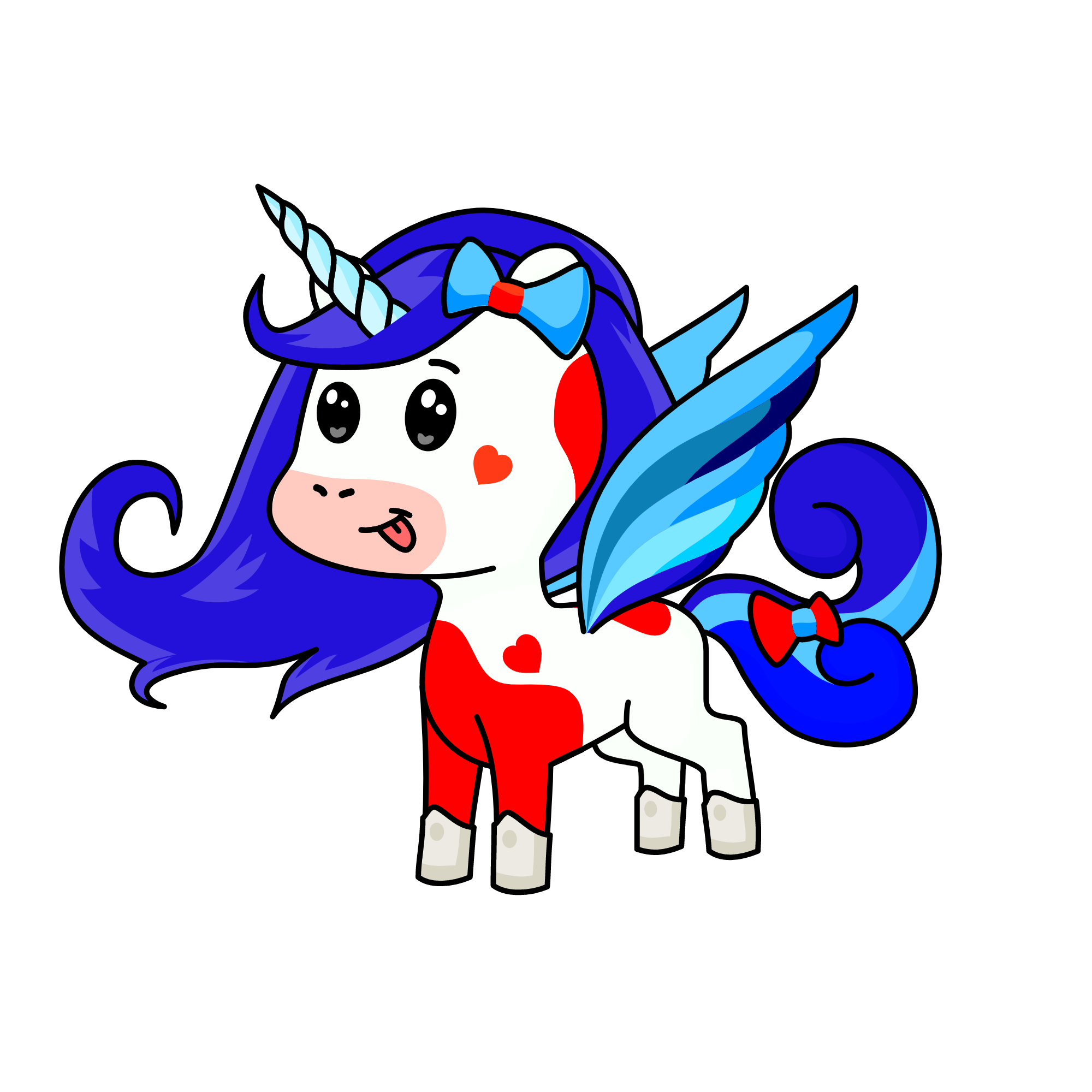Macchia, the unicorn