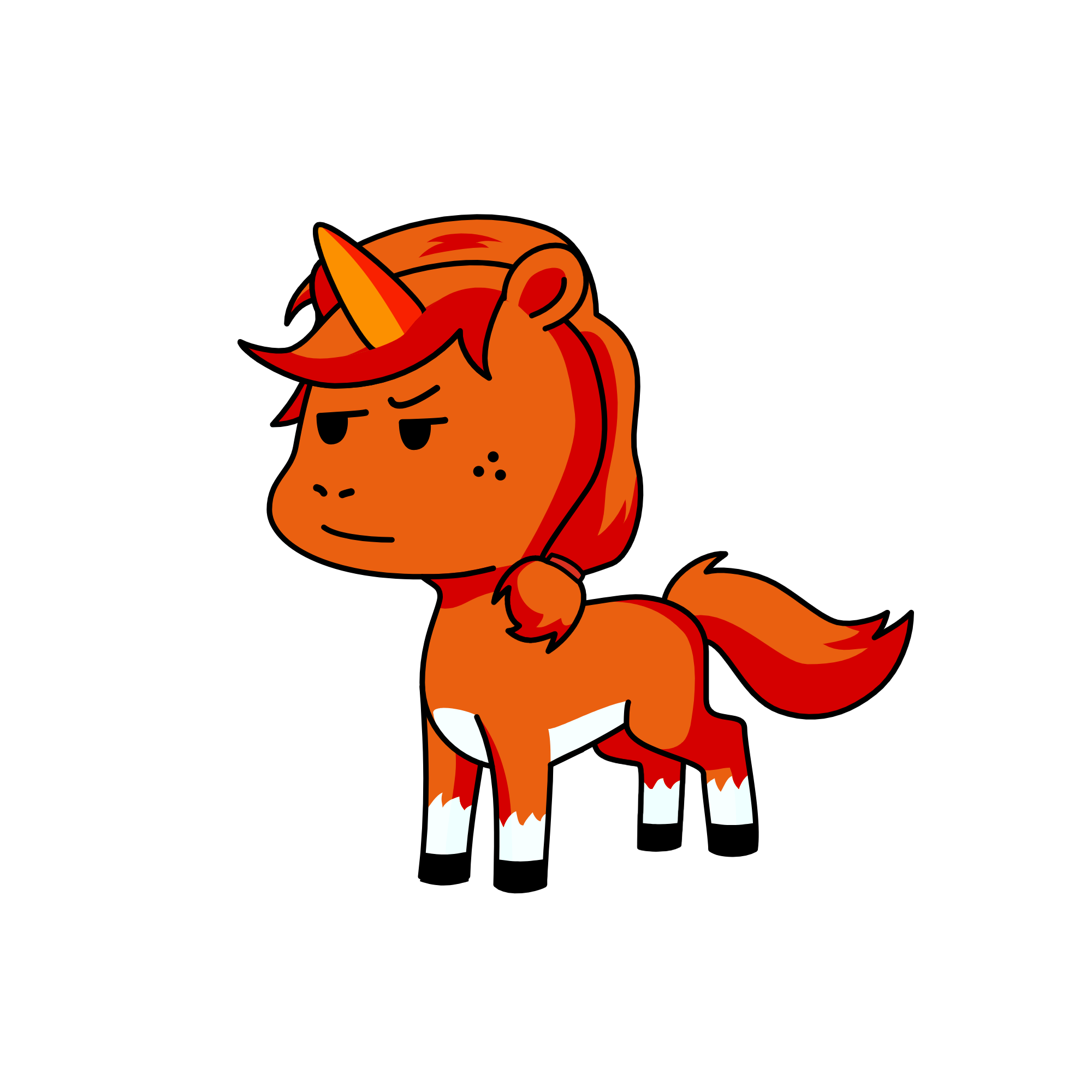 deer, the unicorn