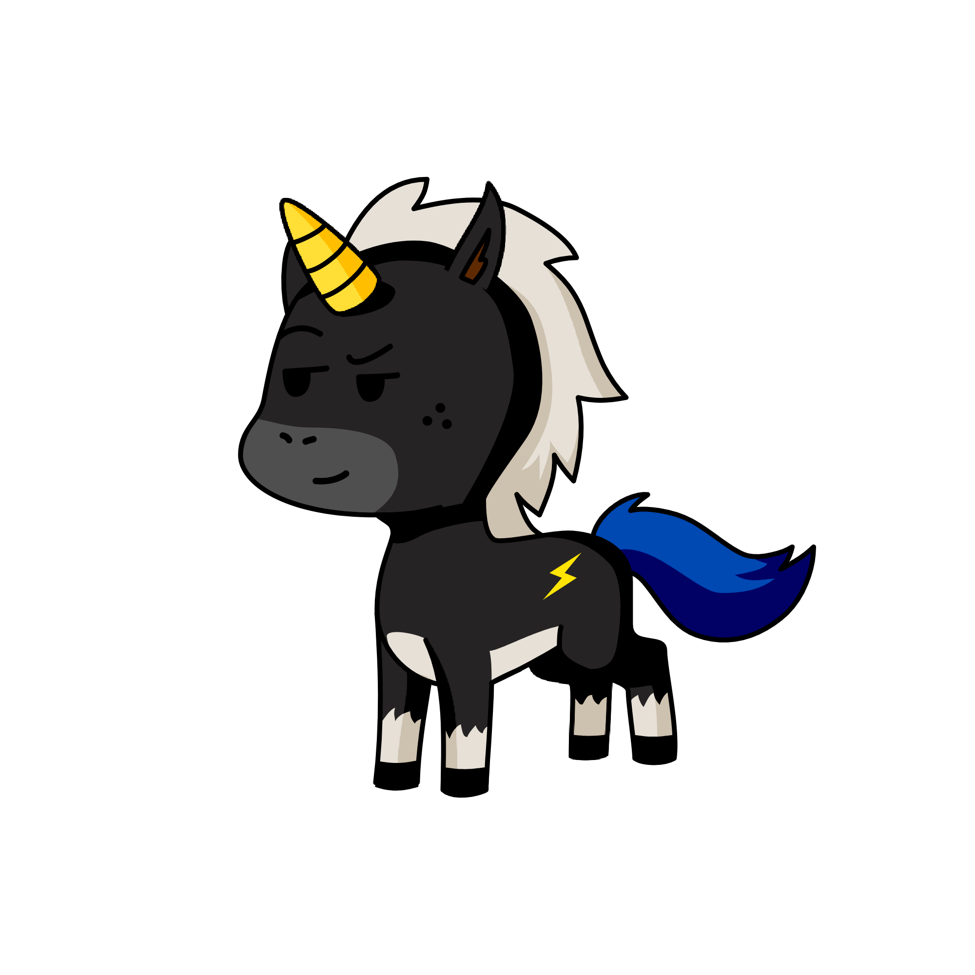 cool, the unicorn