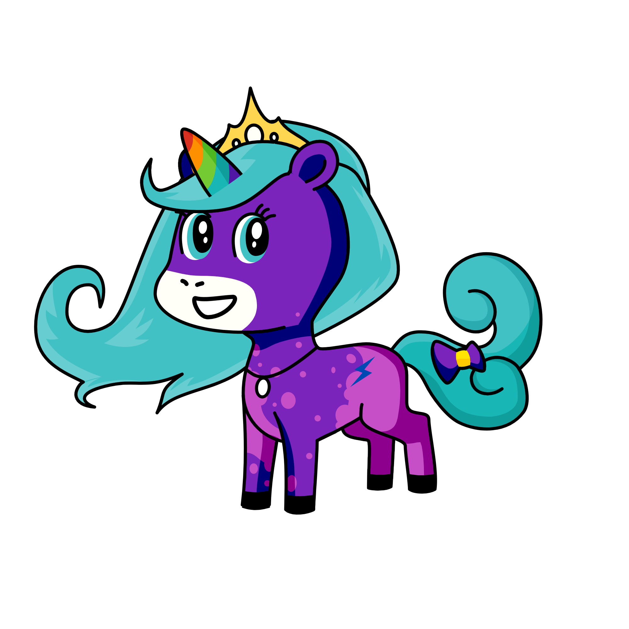 Princess Galaxia, the unicorn
