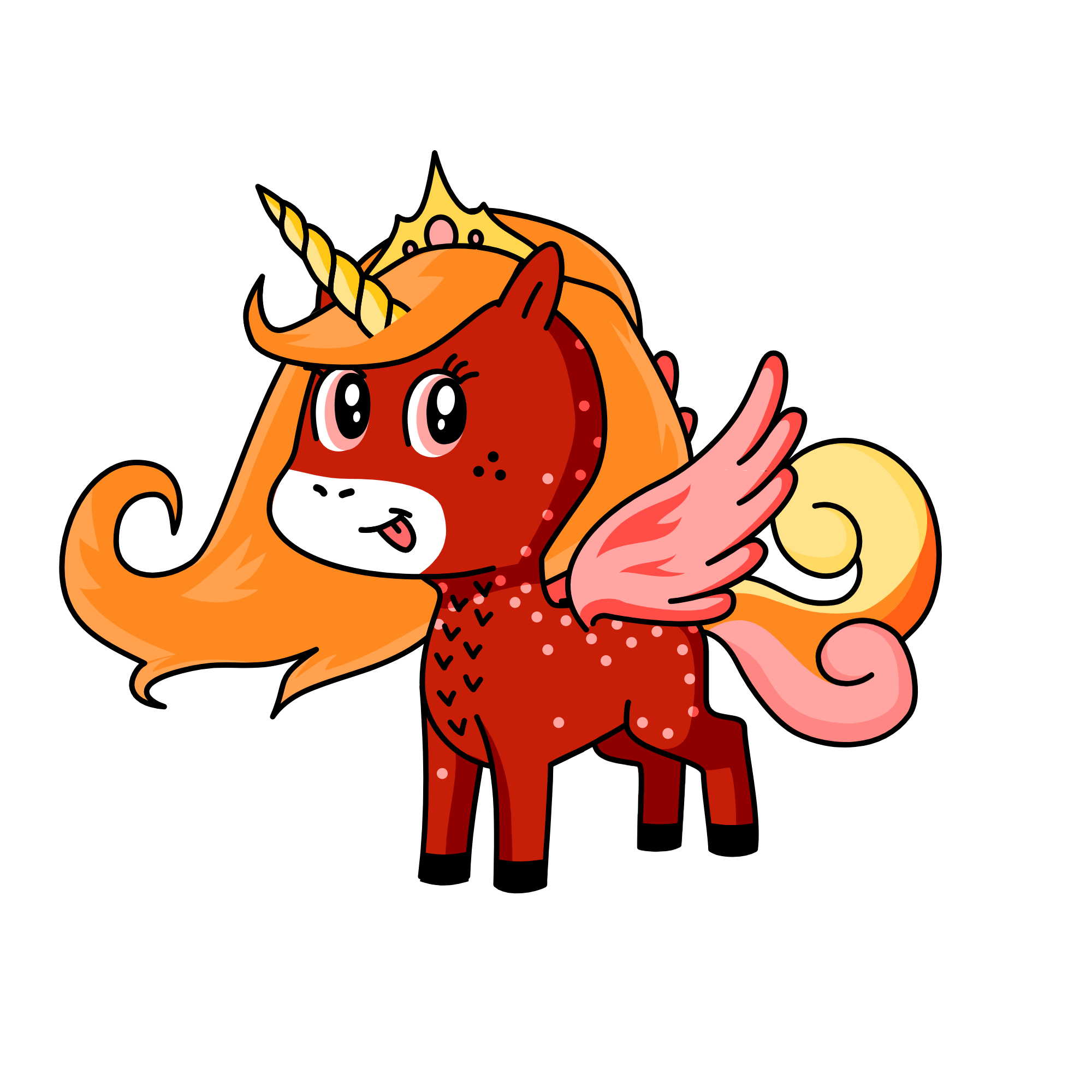 Lave, the unicorn