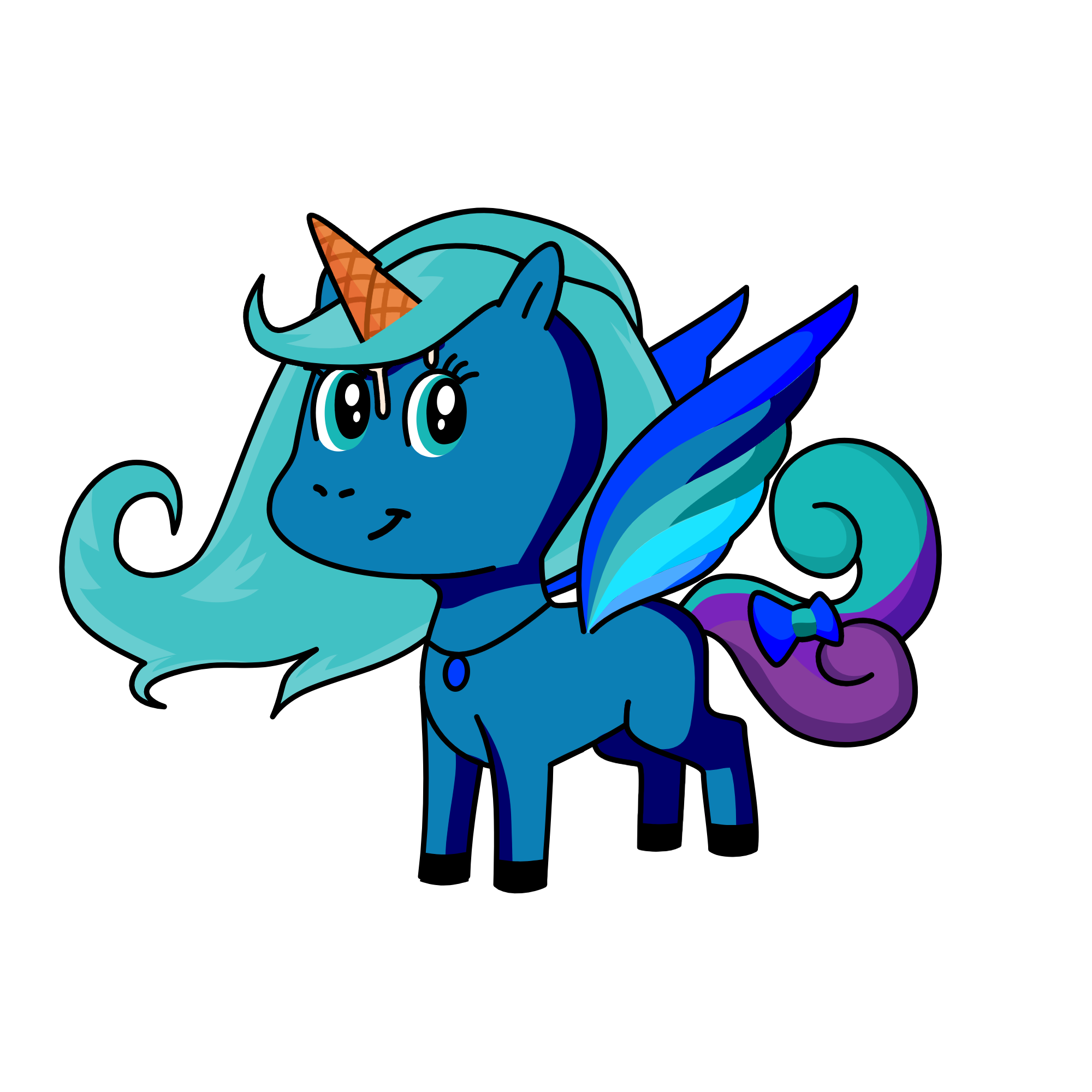 Snow Queen, the unicorn