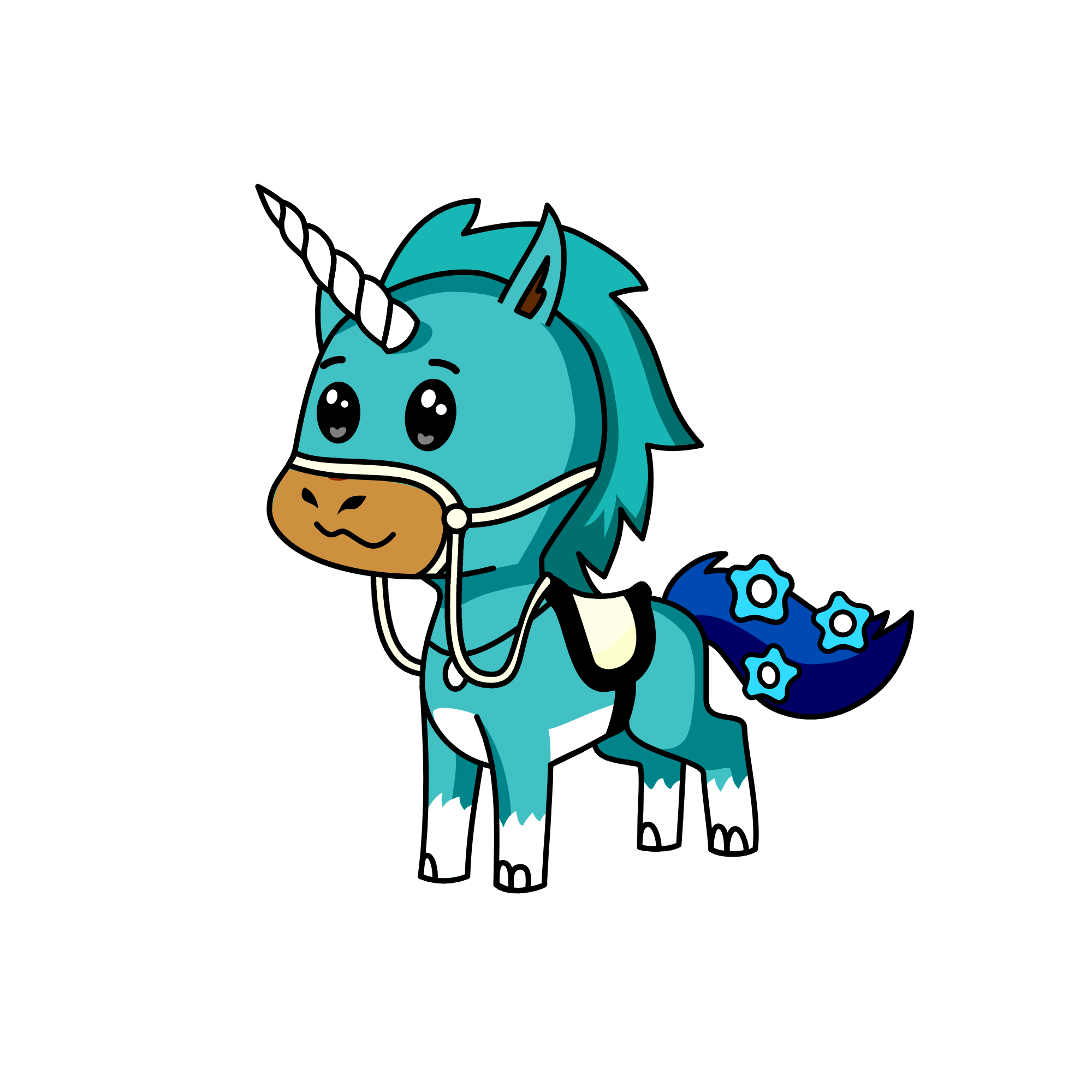 Crystal, the unicorn
