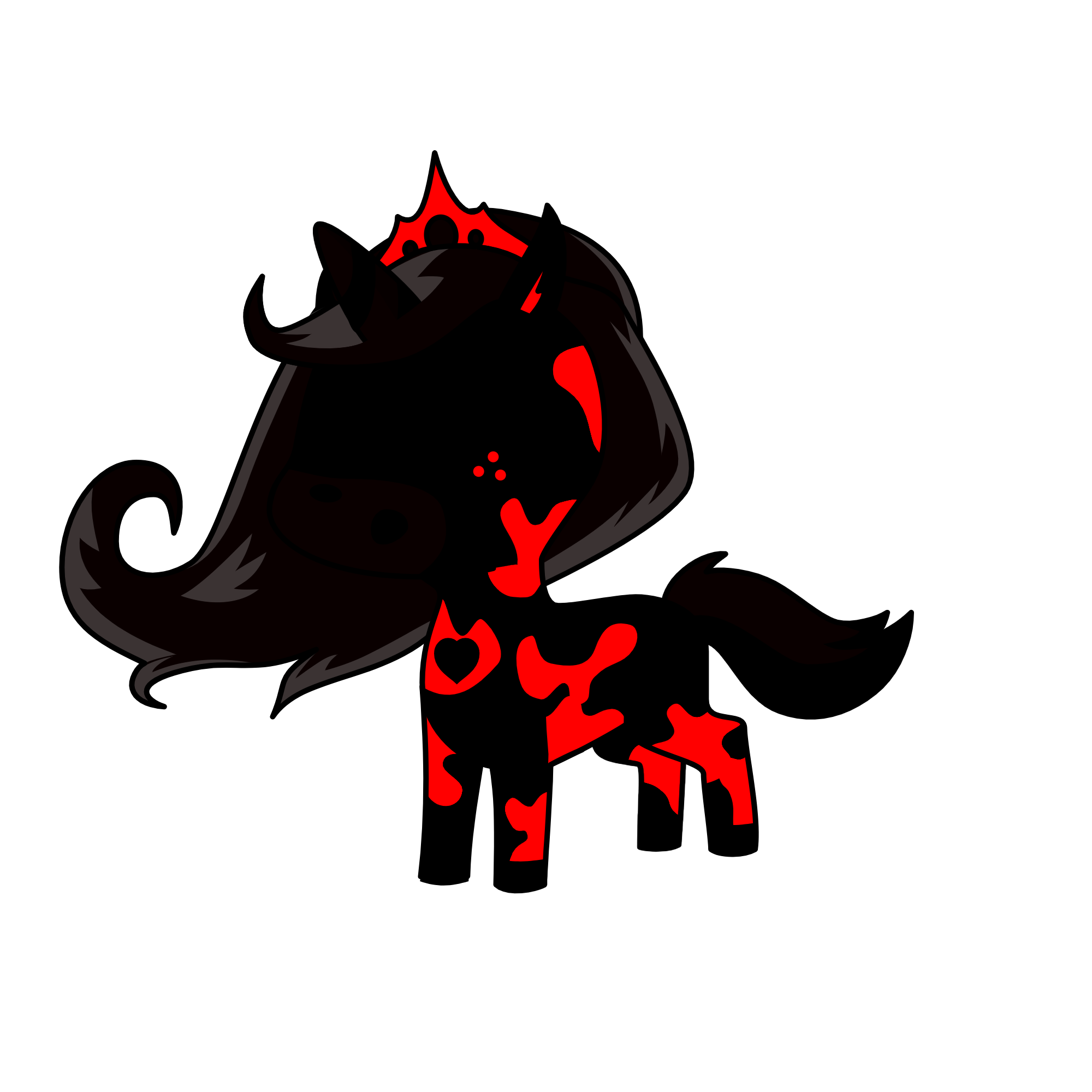 The bloody queen, the unicorn
