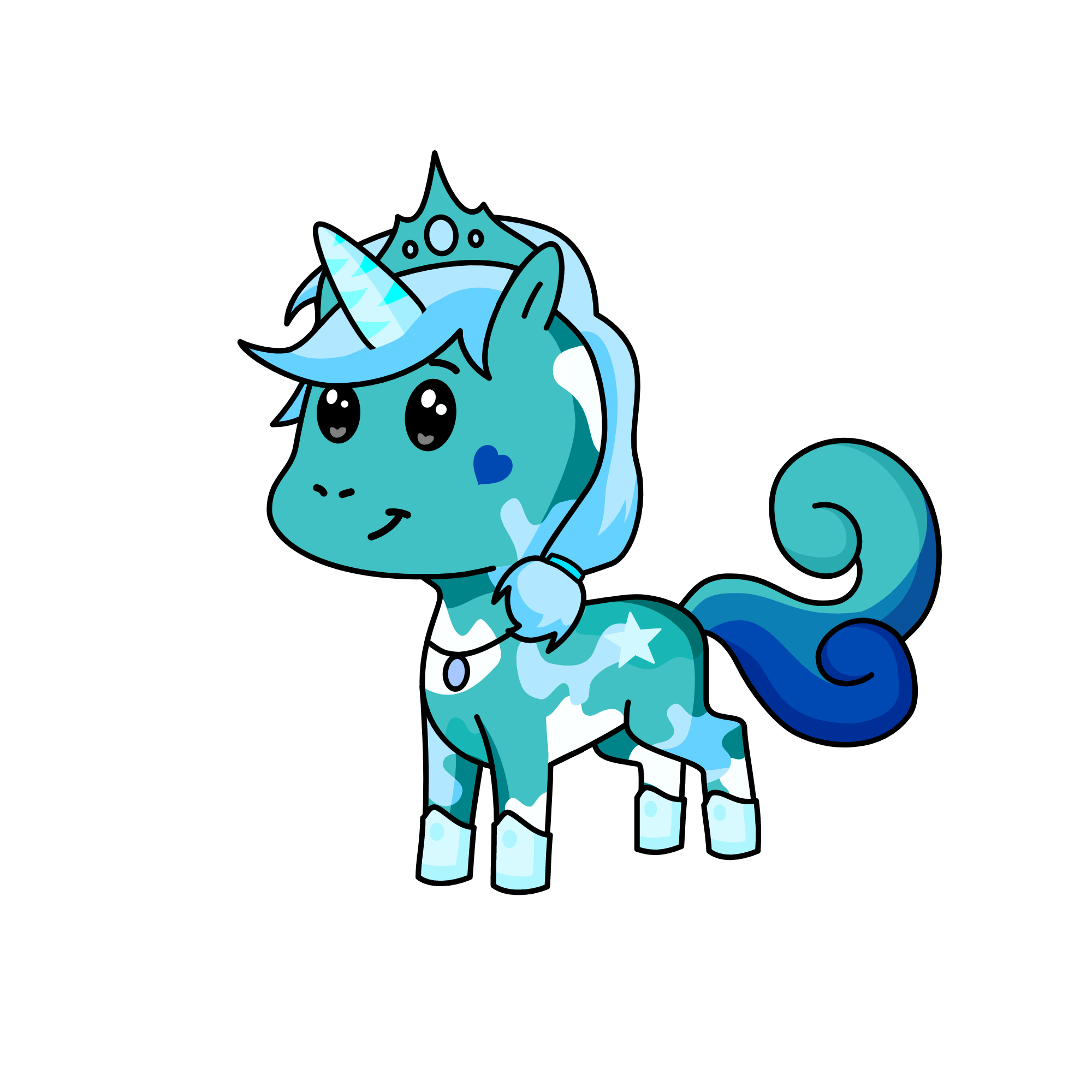 Ice, the unicorn