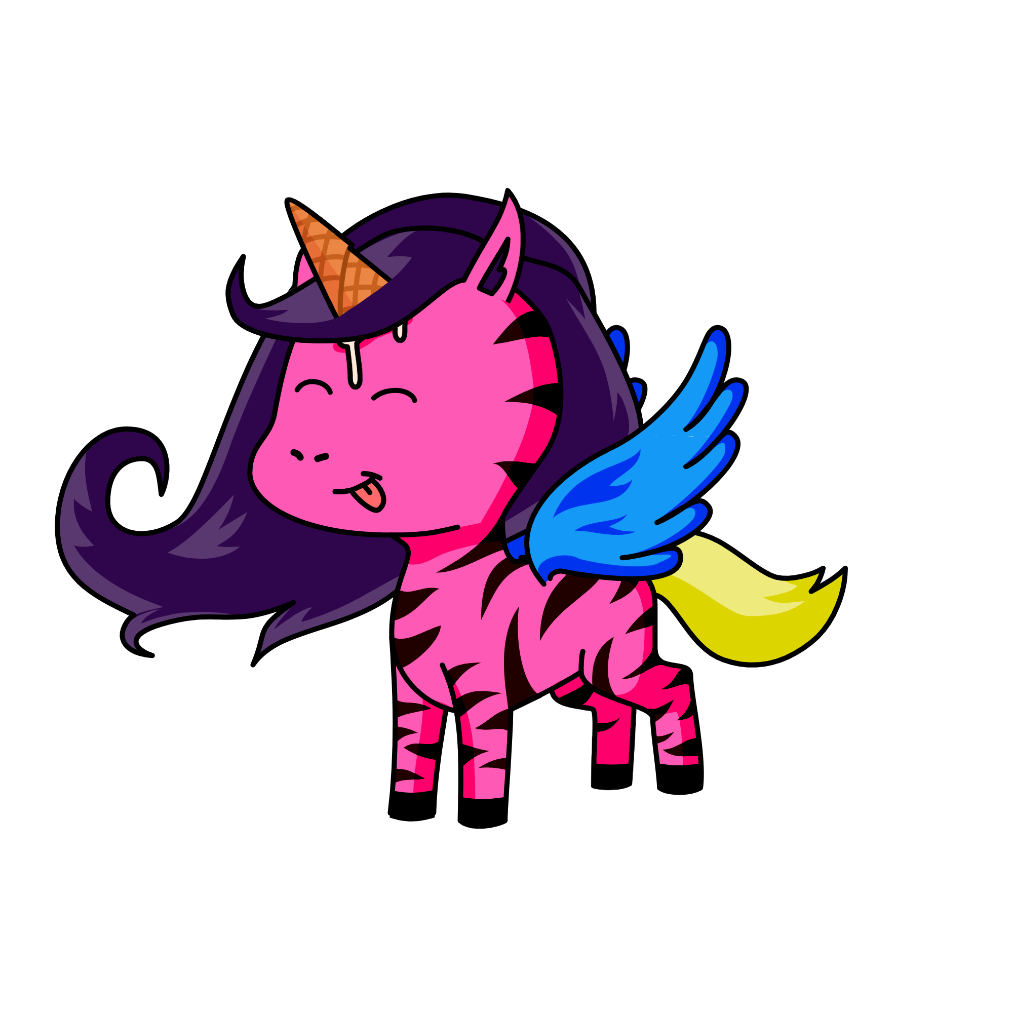 Flipper, the unicorn
