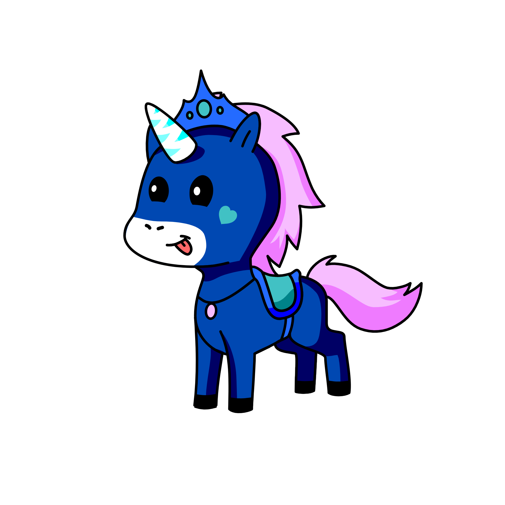 Winter, the unicorn