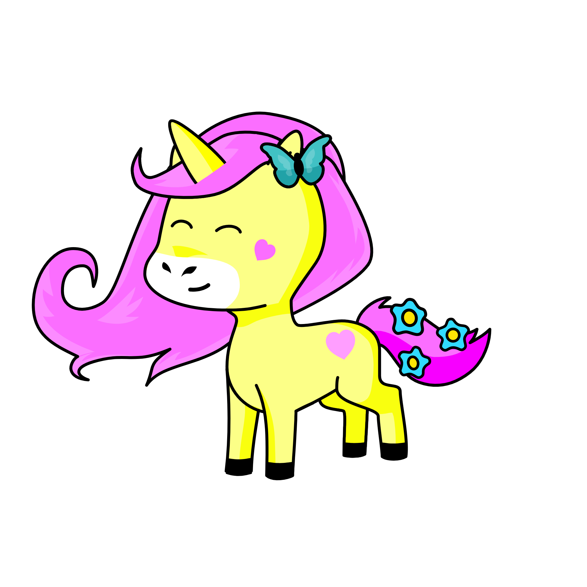 fluttershy, the unicorn