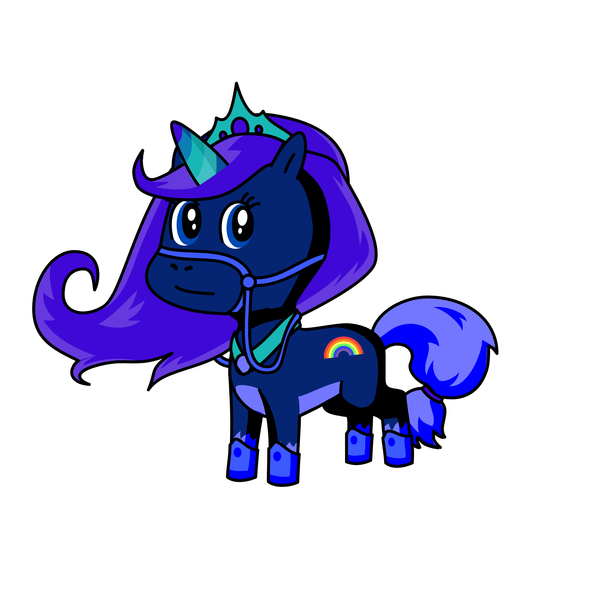 Princess Luna, the unicorn