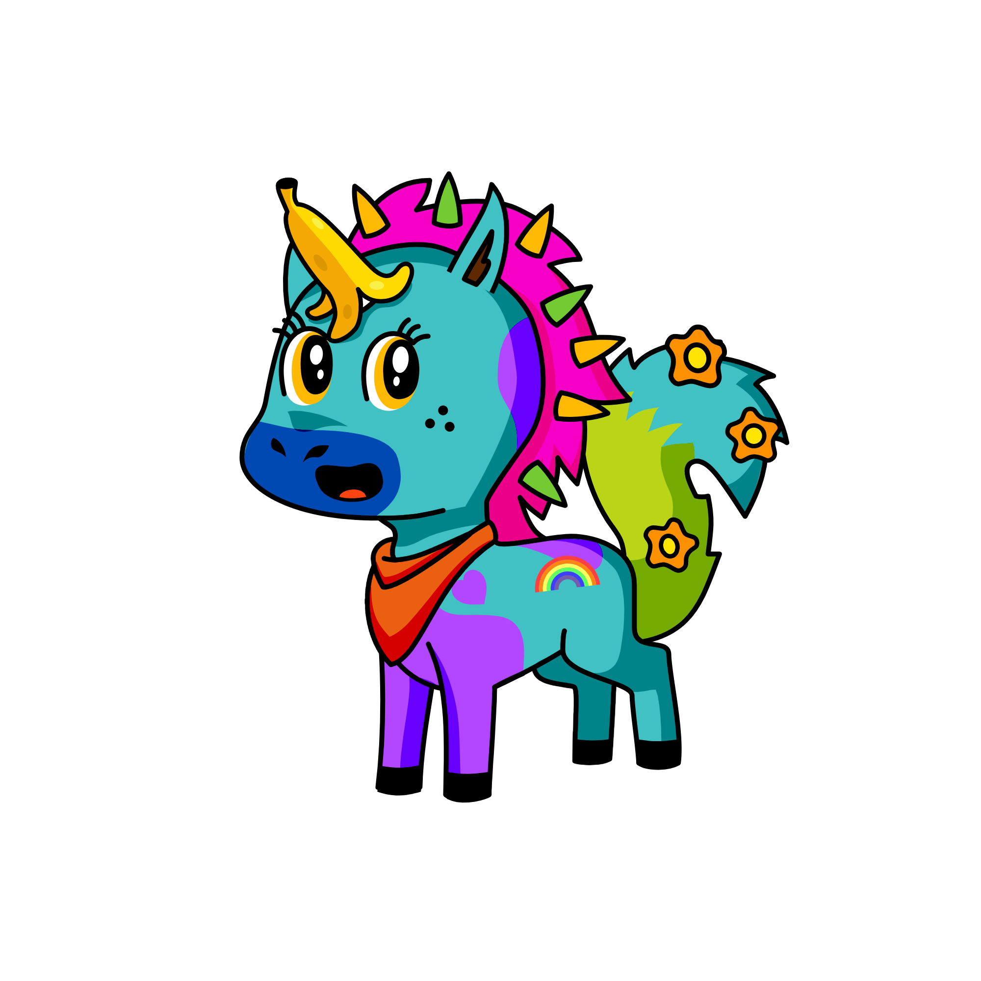pee, the unicorn