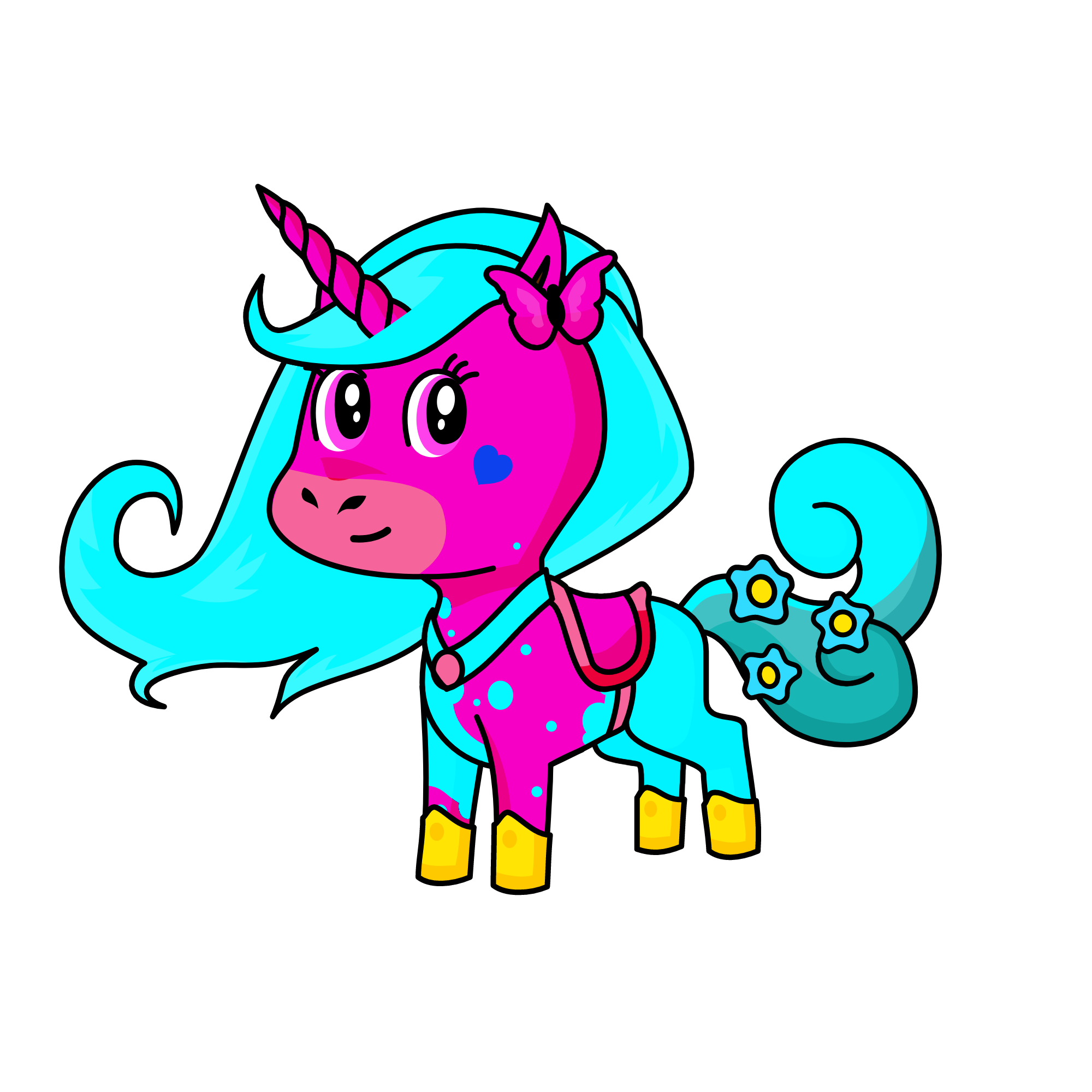Ashley, the unicorn