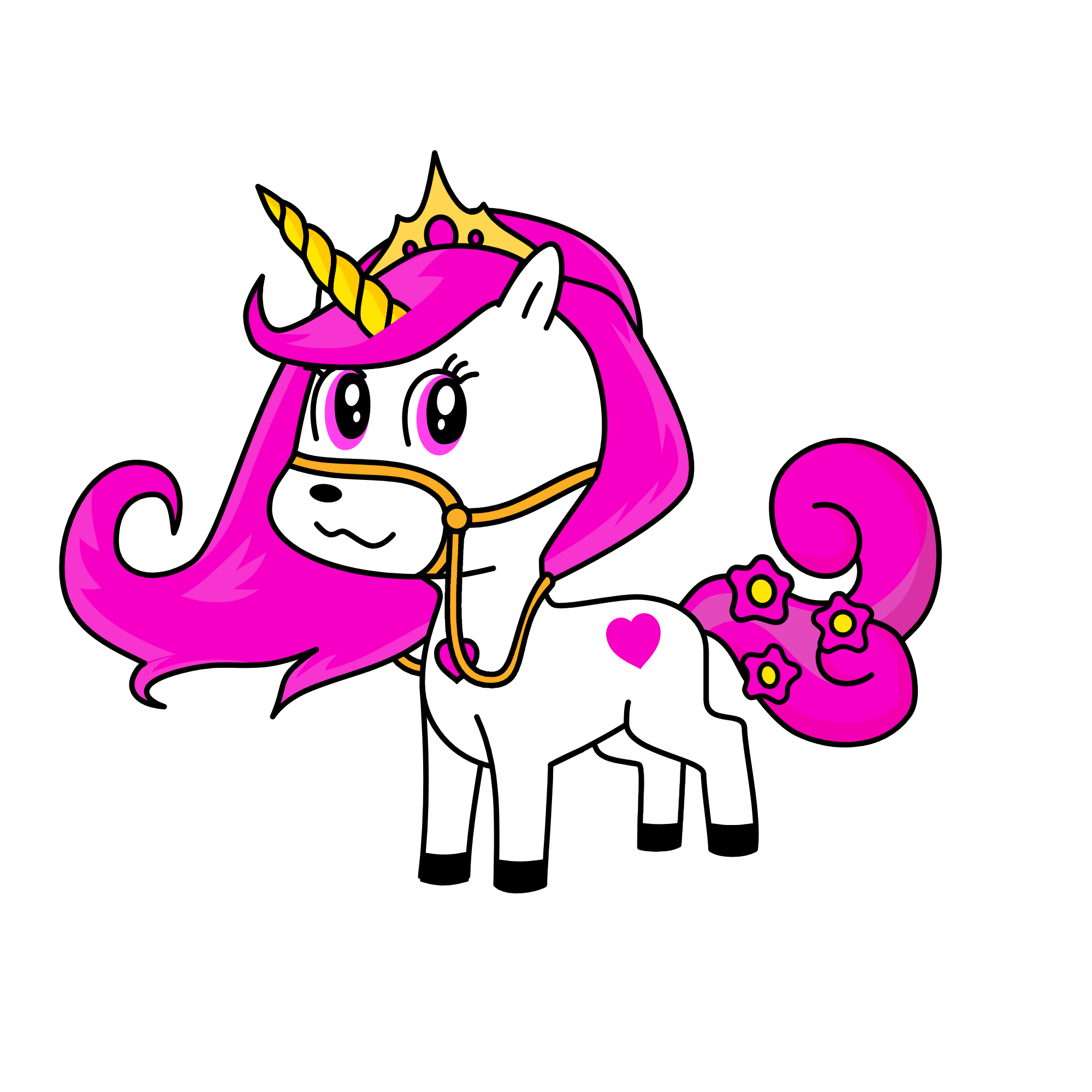 QUEENSPARKLEPANTS, the unicorn