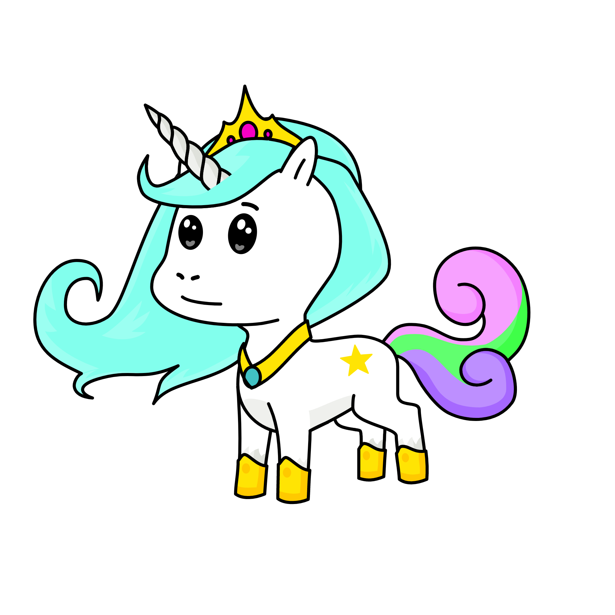 Princess Celestia, the unicorn
