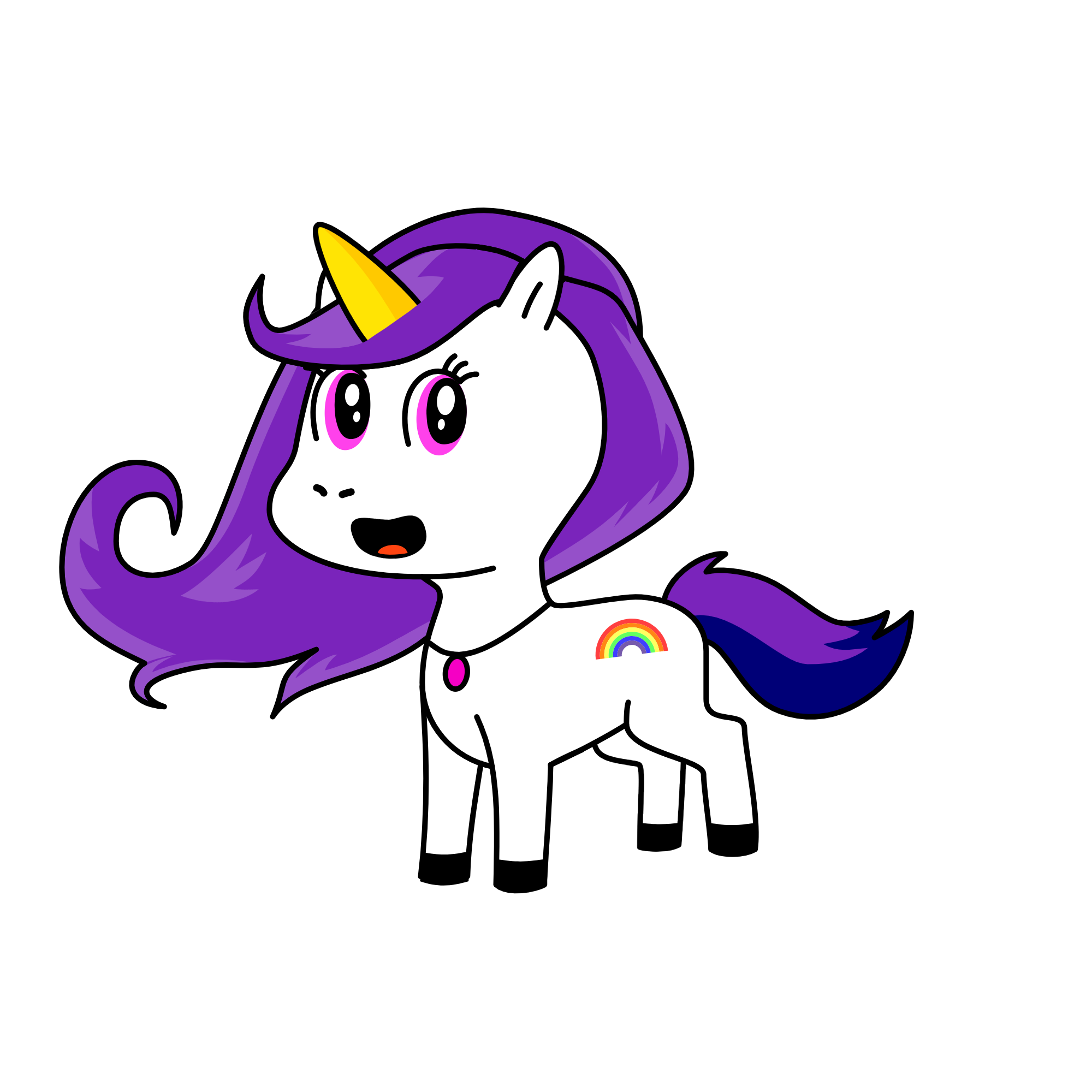 Destiny, the unicorn