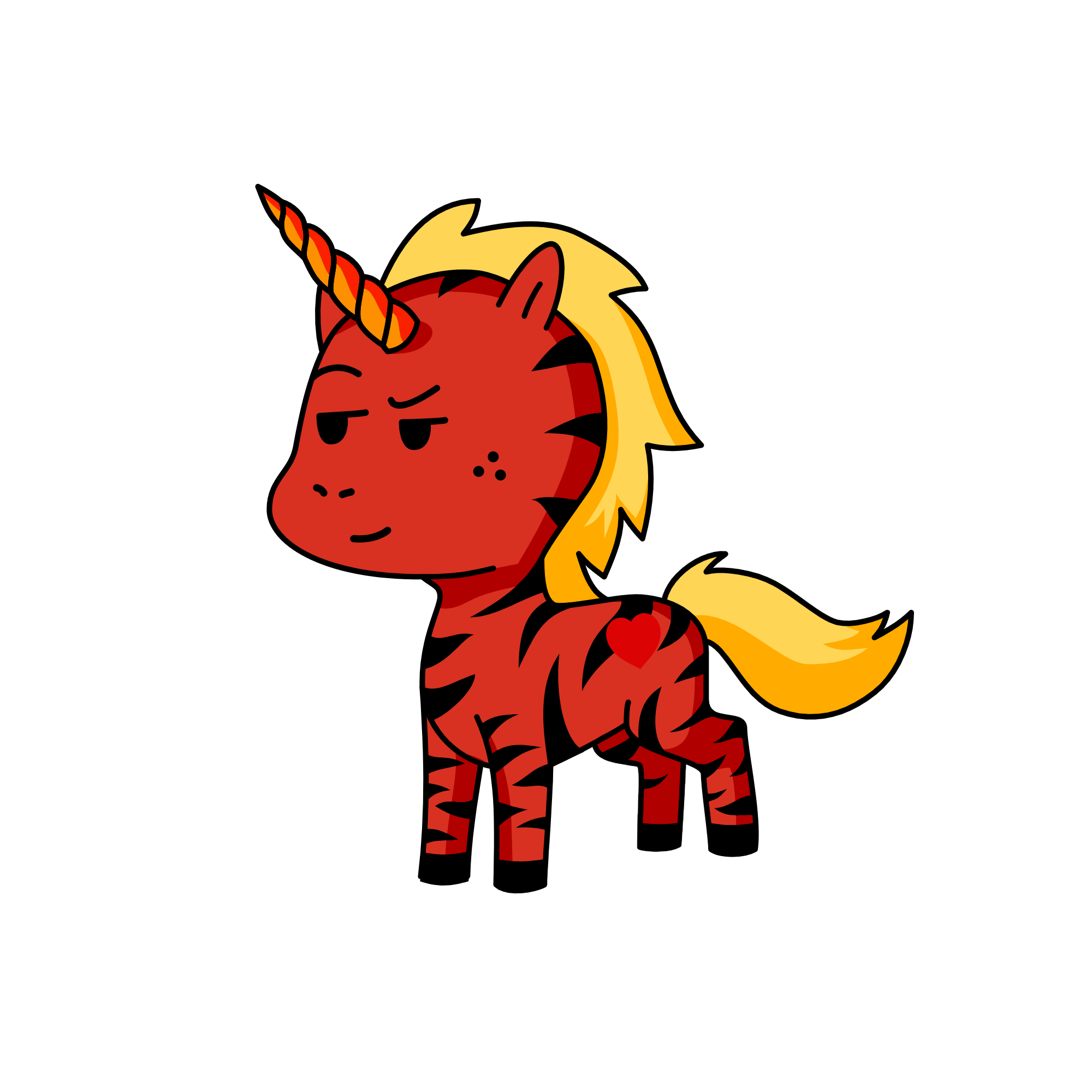 fire, the unicorn