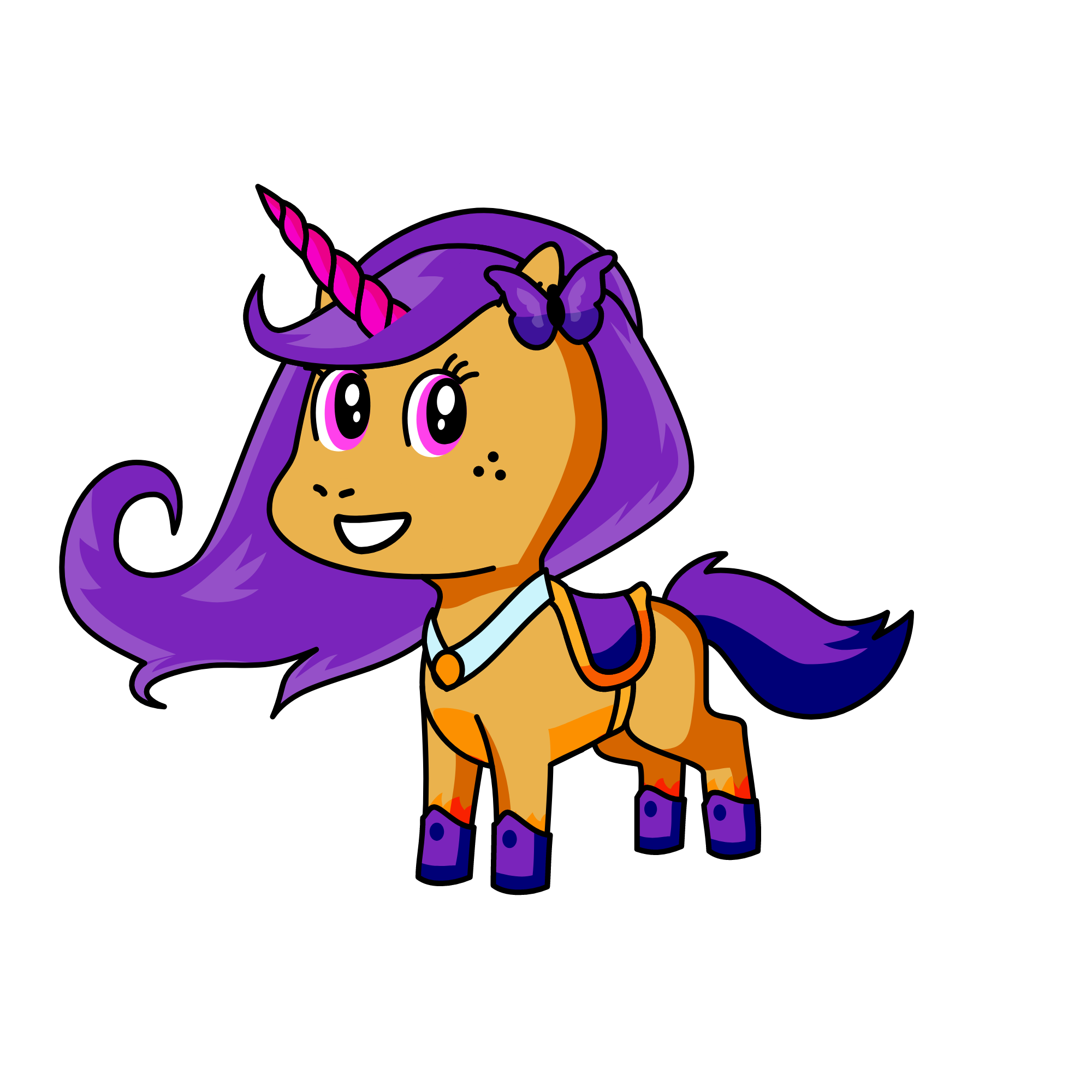 kokona haruka, the unicorn