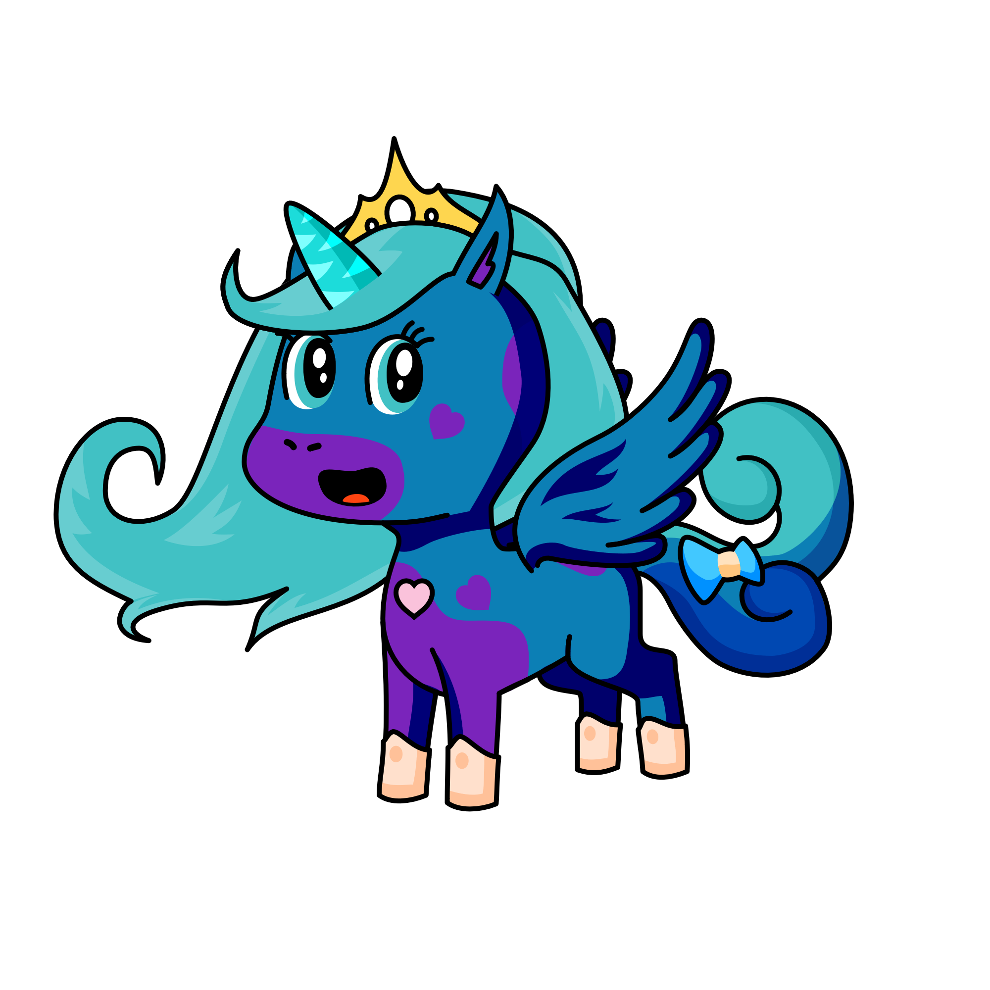 Princess Aquilah, the unicorn