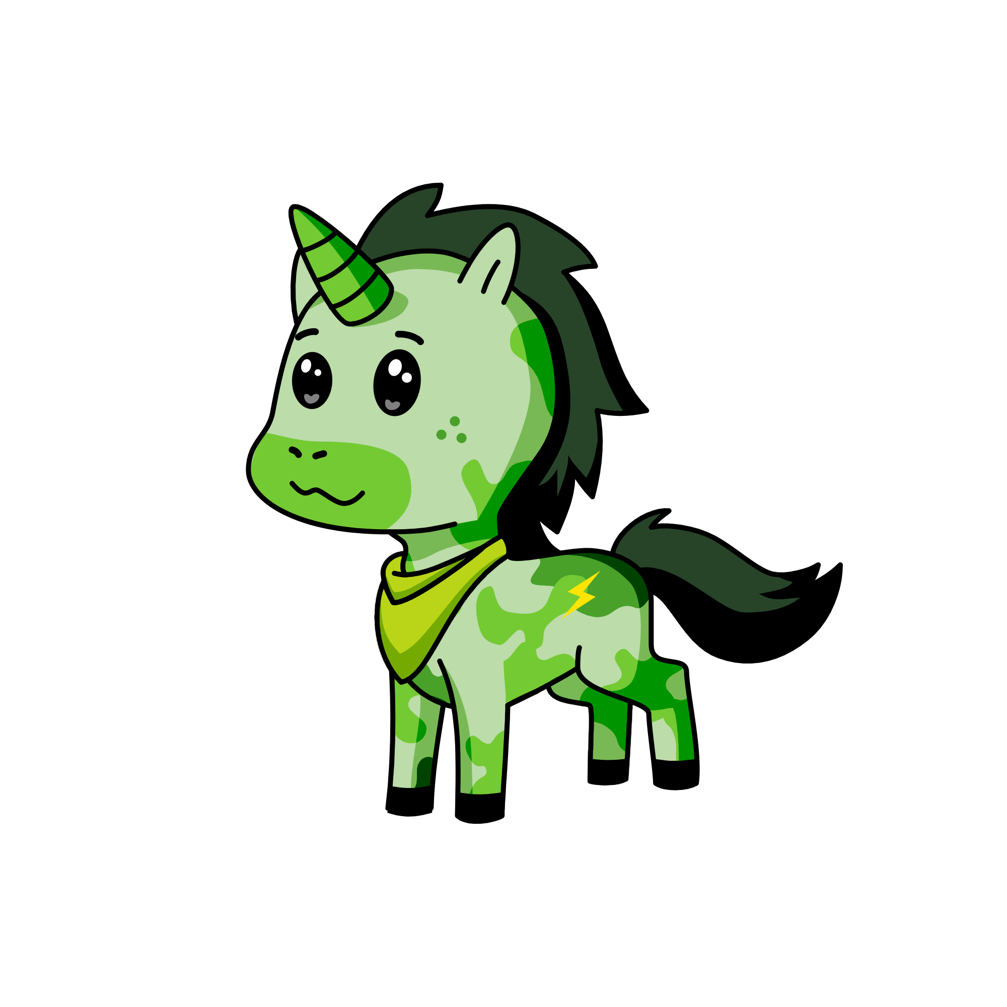 Camofloge (In love with Snowflake the Ice Queen), the unicorn