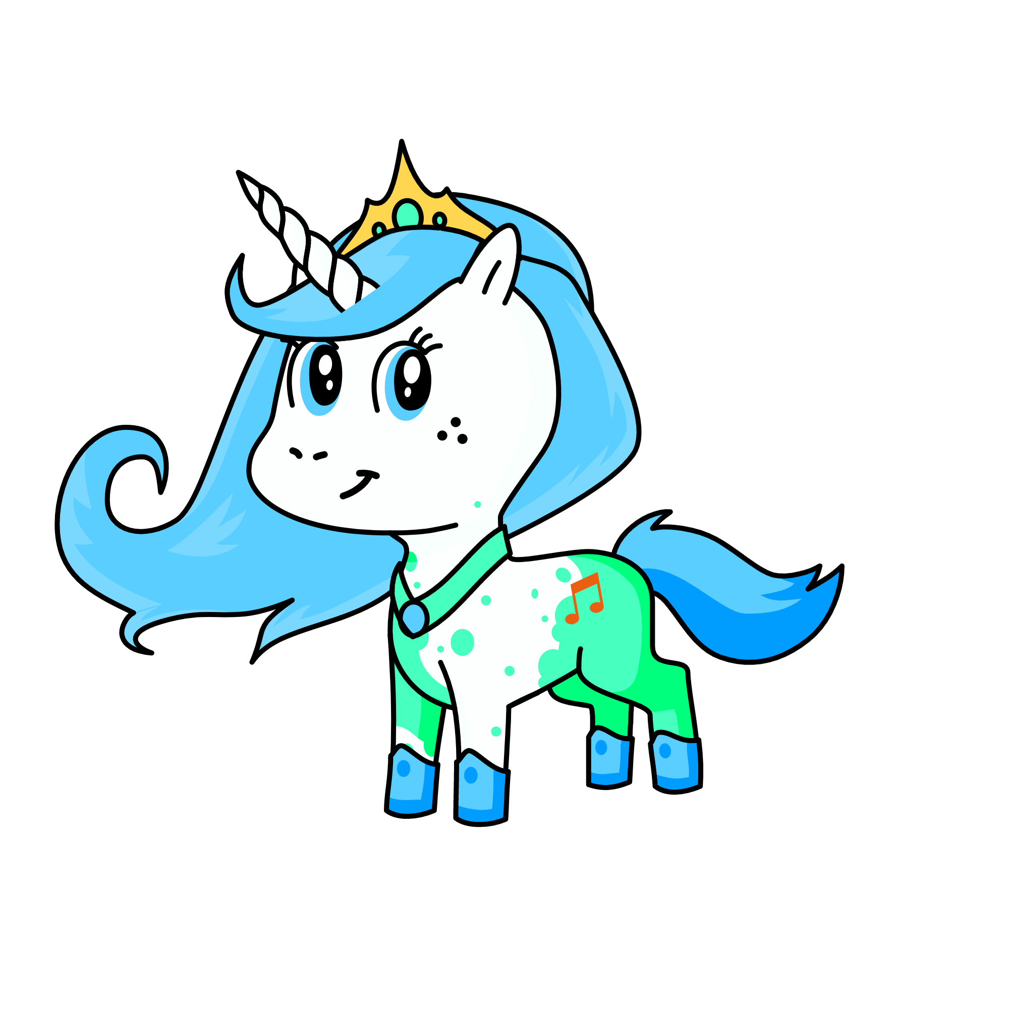 Pop, the unicorn