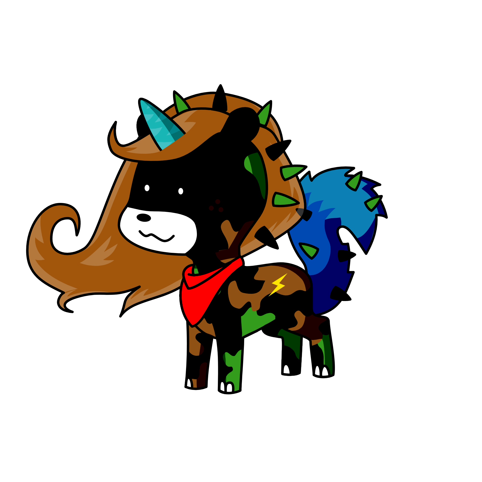 Camo, the unicorn