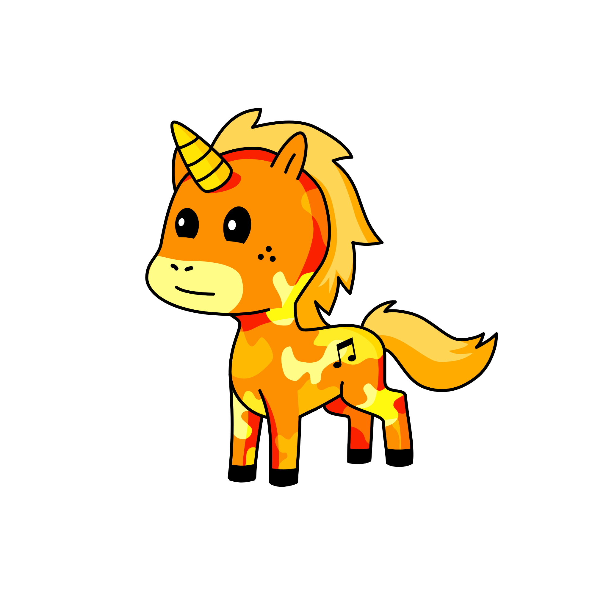 Cat (A brother to Pop and Laya), the unicorn