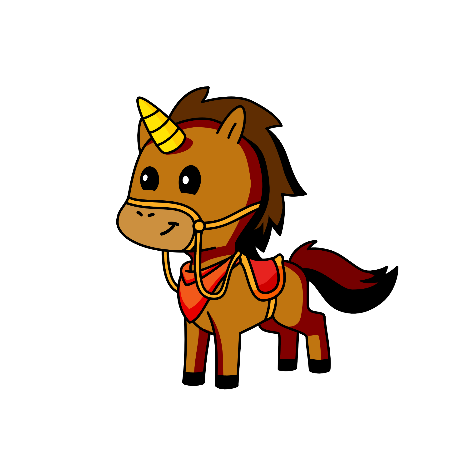 Ryder (His horn is fake... true), the unicorn