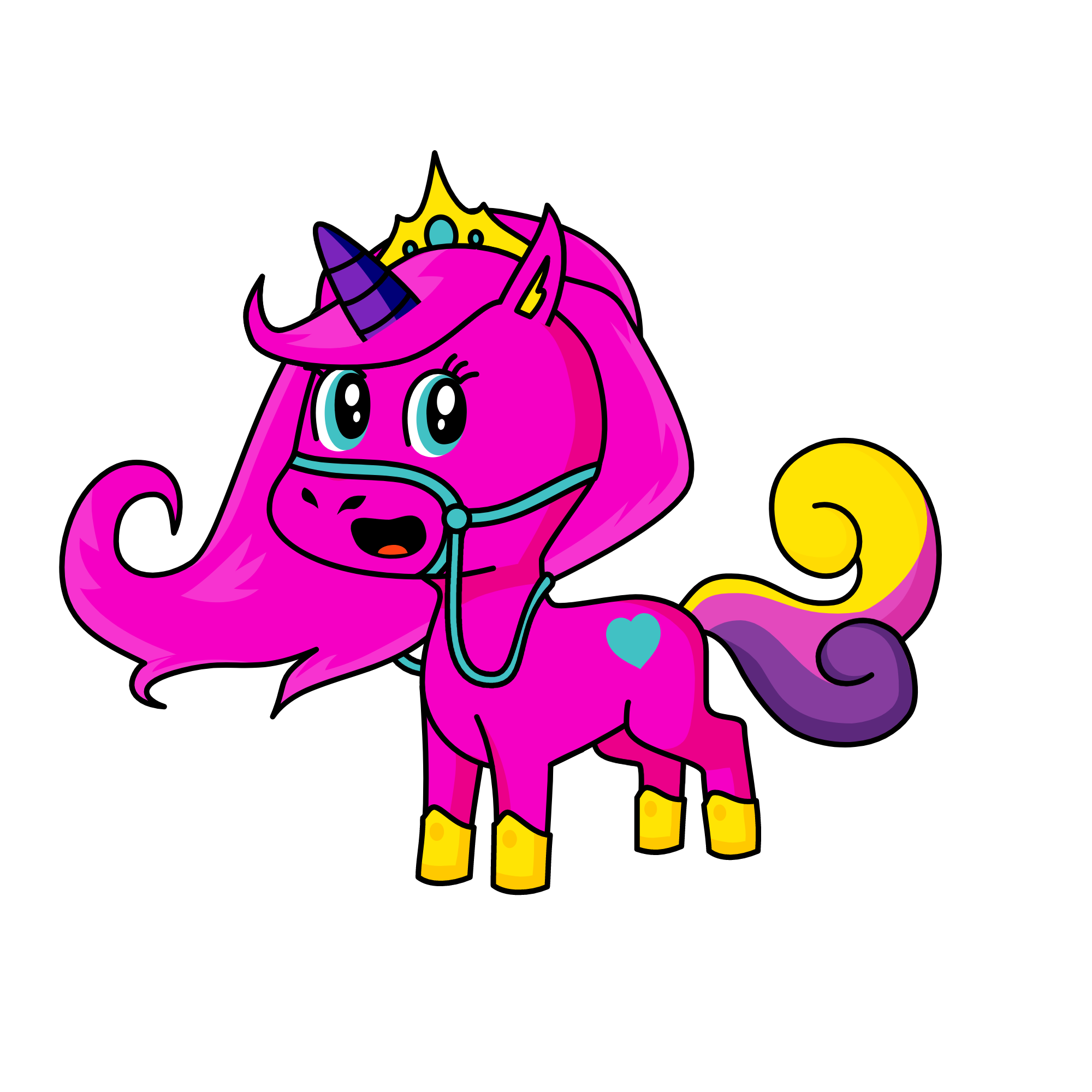 Princess Cadence eyestrain version, the unicorn