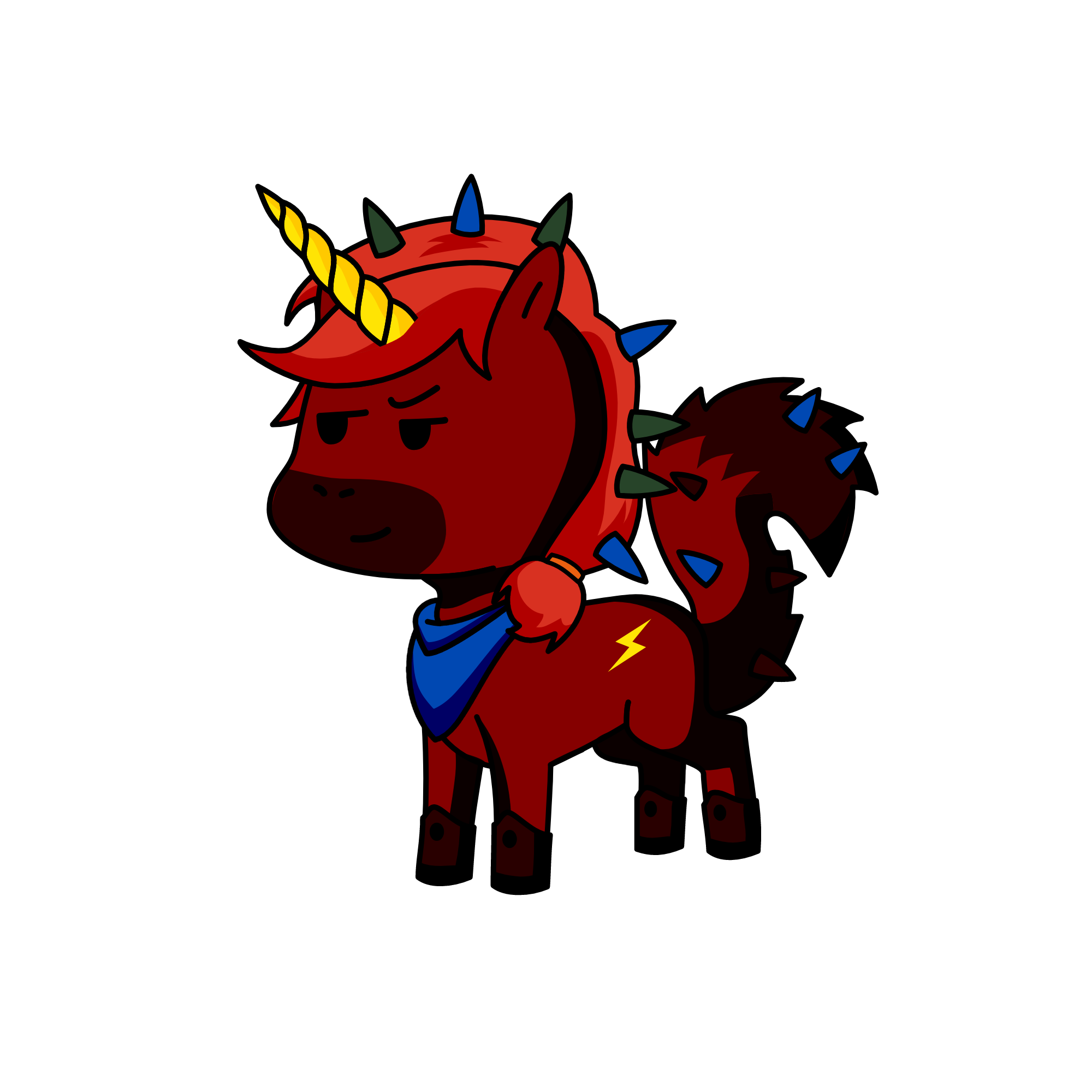 Mr Scary, the unicorn