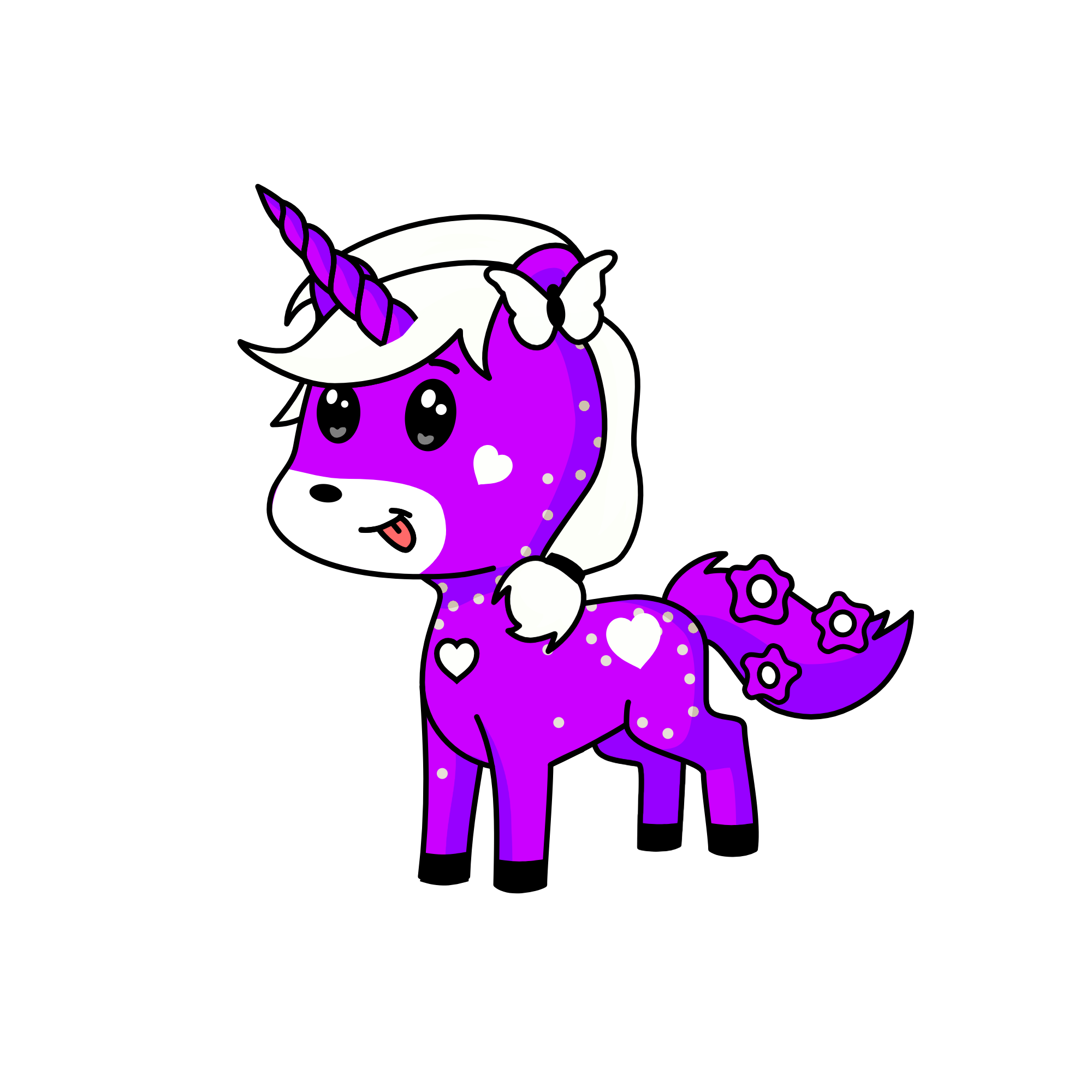 violet, the unicorn