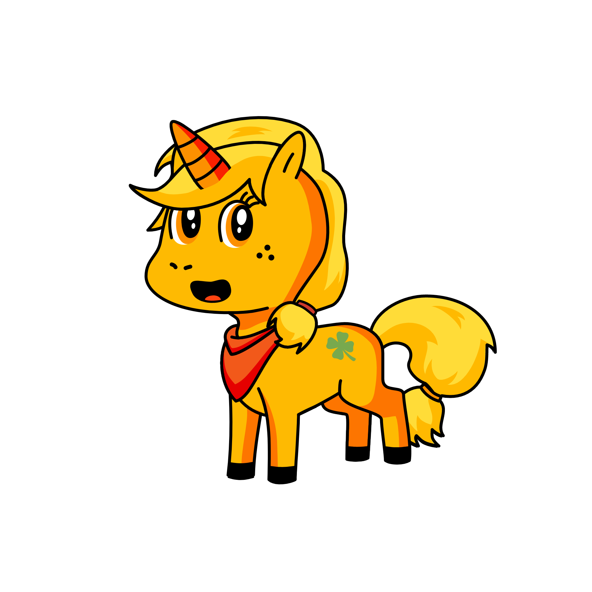 applejack, the unicorn