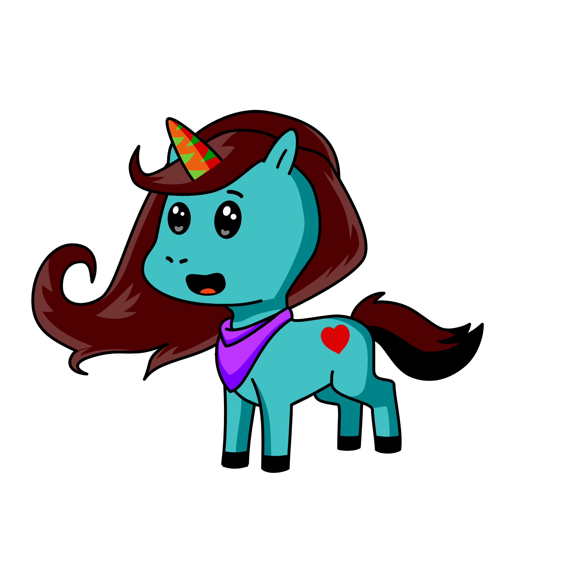 moon, the unicorn